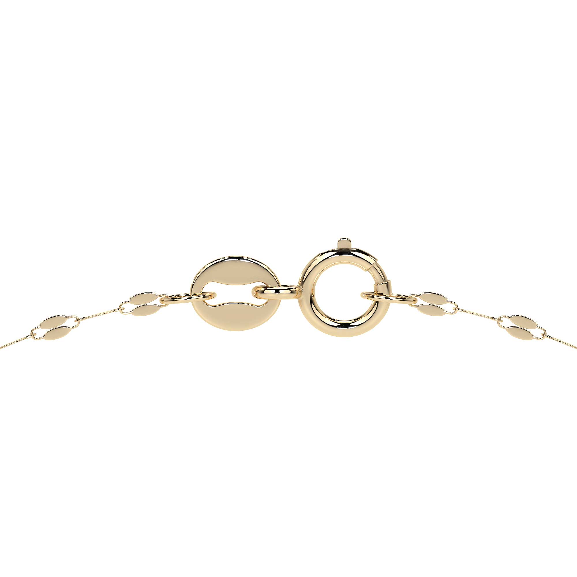 14k Italian Gold Chain, Coffee Bean Style