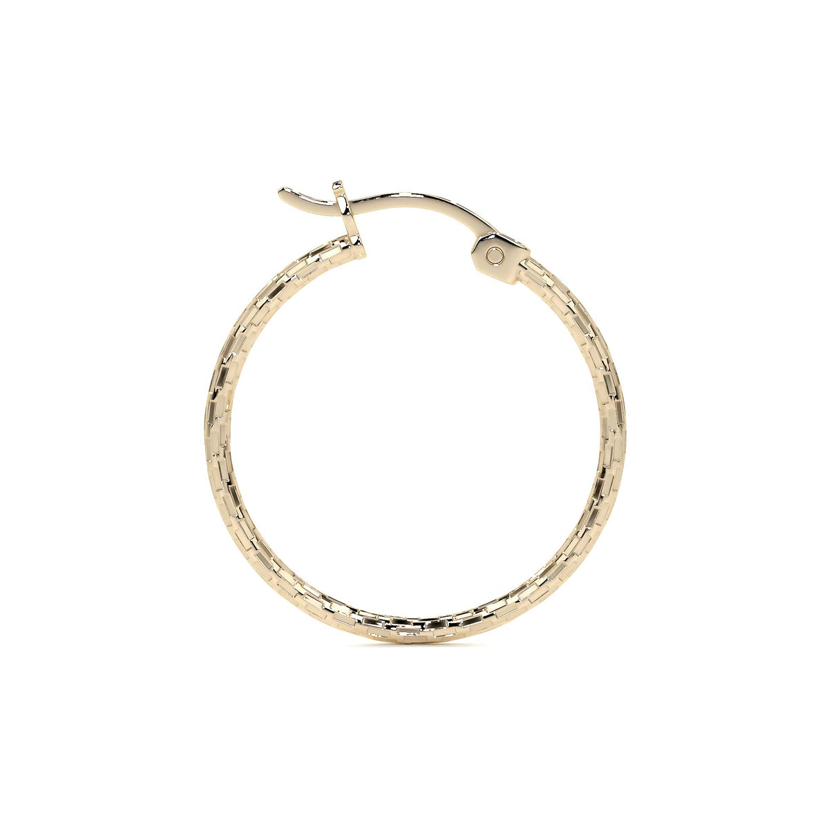 10k Gold Domino Style Diamond Drop Earring