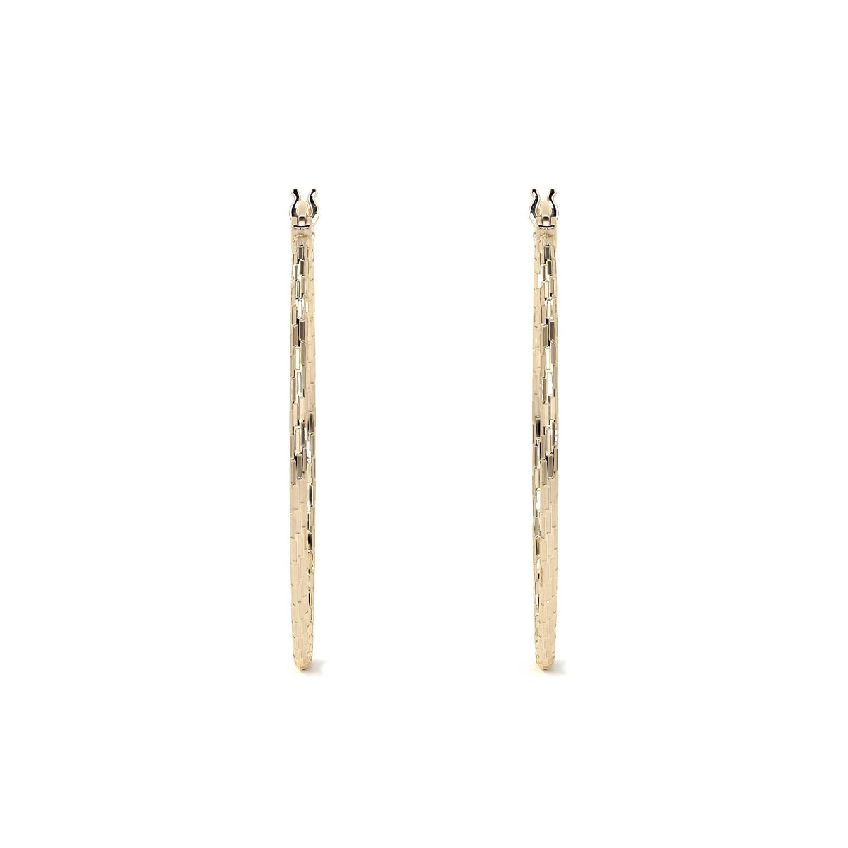 10k Gold Domino Style Diamond Drop Earring