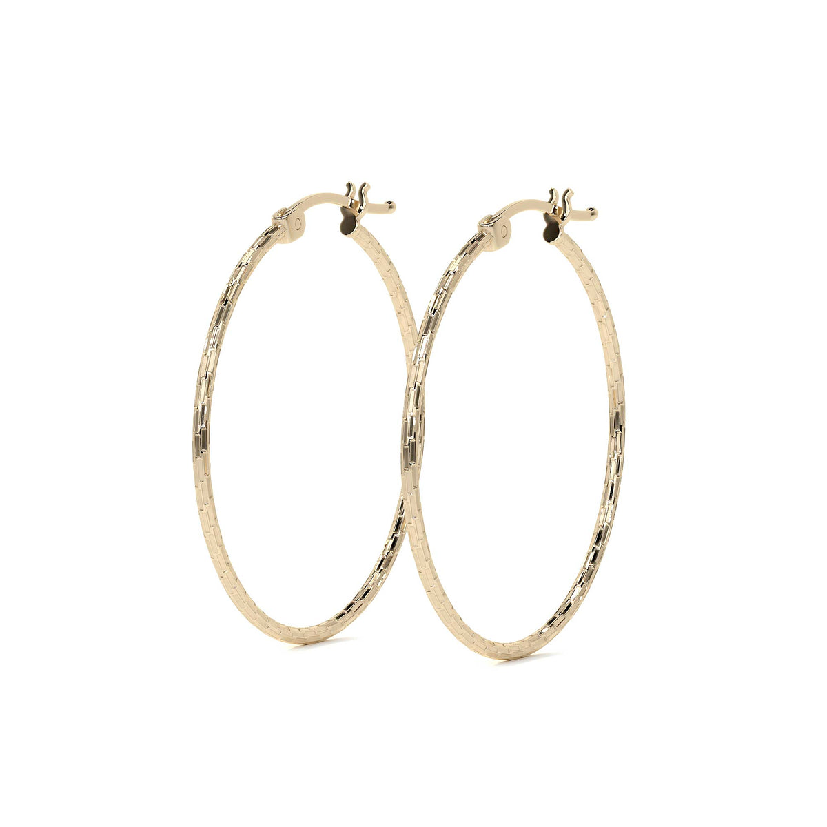 10k Gold Domino Style Diamond Drop Earring