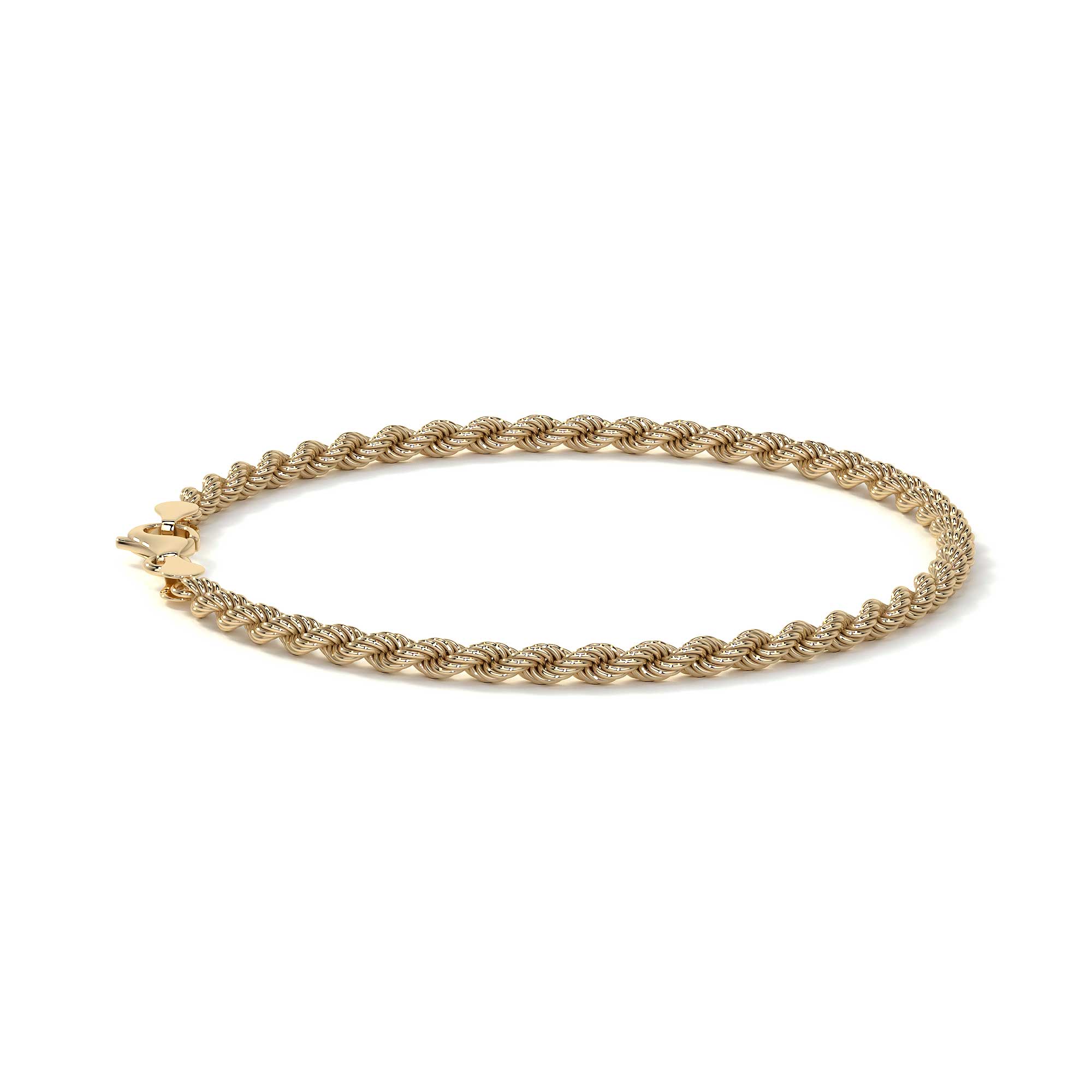 14K Gold Italian Torsal Style Bracelet | Elegant and Sophisticated Bracelet
