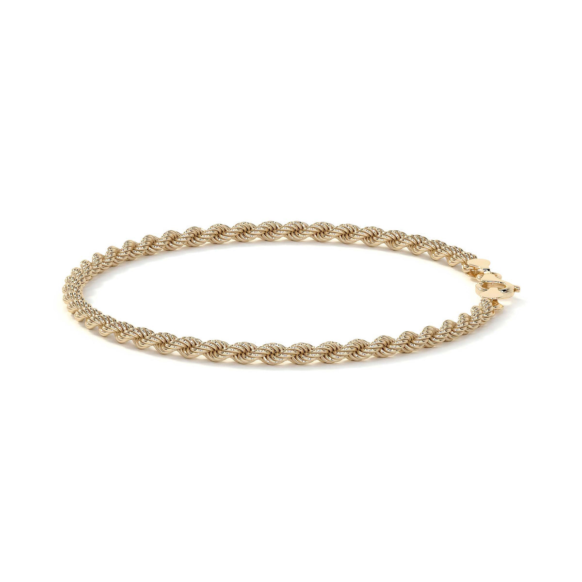 14K Gold Italian Torsal Style Bracelet | Elegant and Sophisticated Bracelet