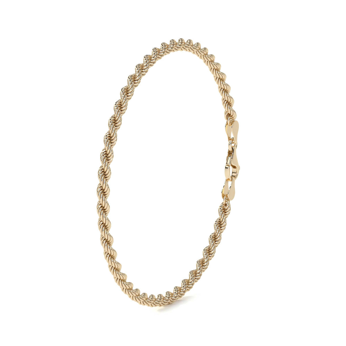 14K Gold Italian Torsal Style Bracelet | Elegant and Sophisticated Bracelet