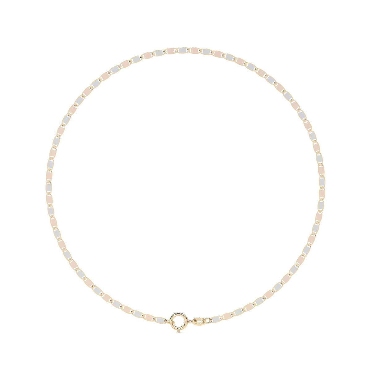 10K Gold Valentino Italian Style Bracelet | Delicate Yellow Gold or Tri-Color Bracelet