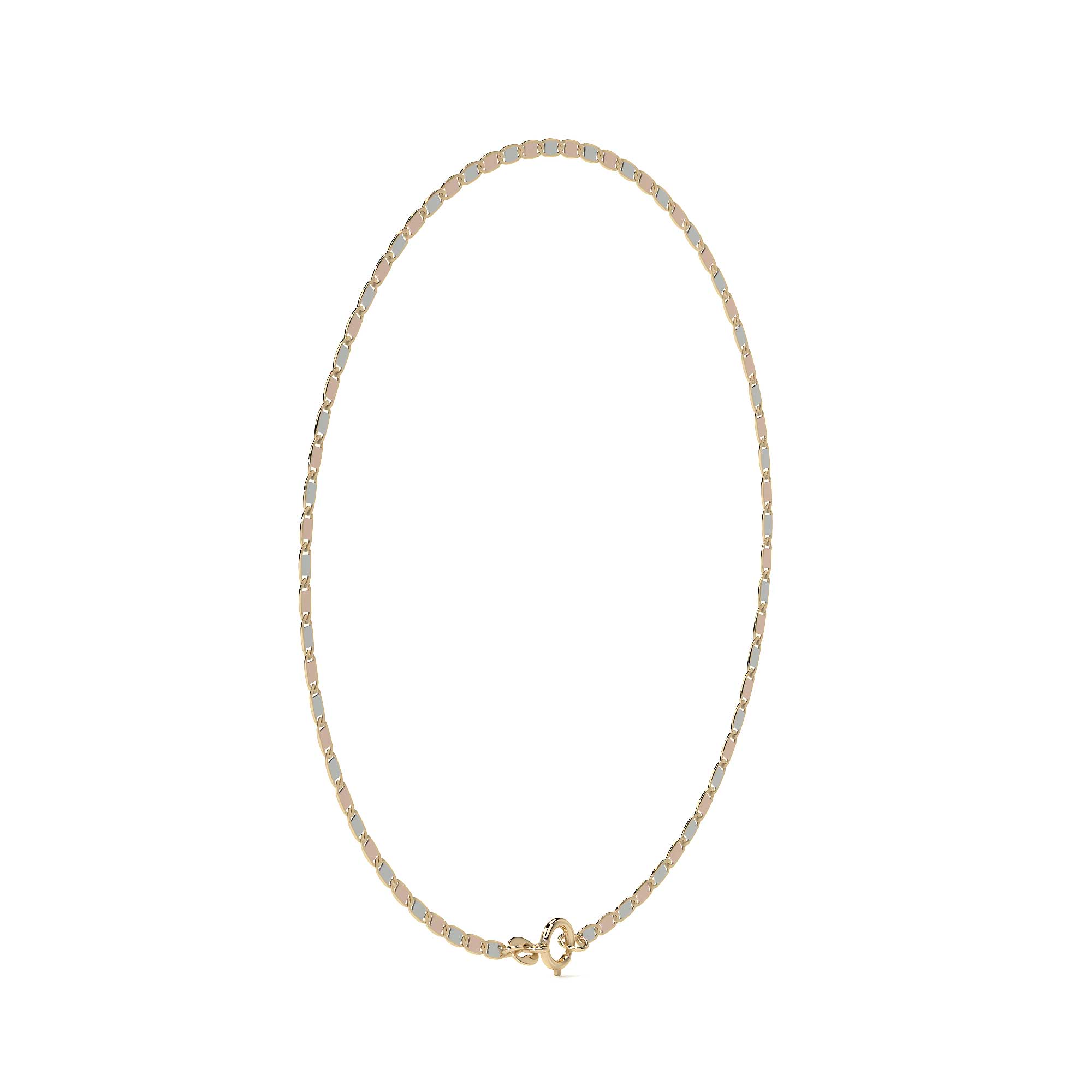 10K Gold Valentino Italian Style Bracelet | Delicate Yellow Gold or Tri-Color Bracelet
