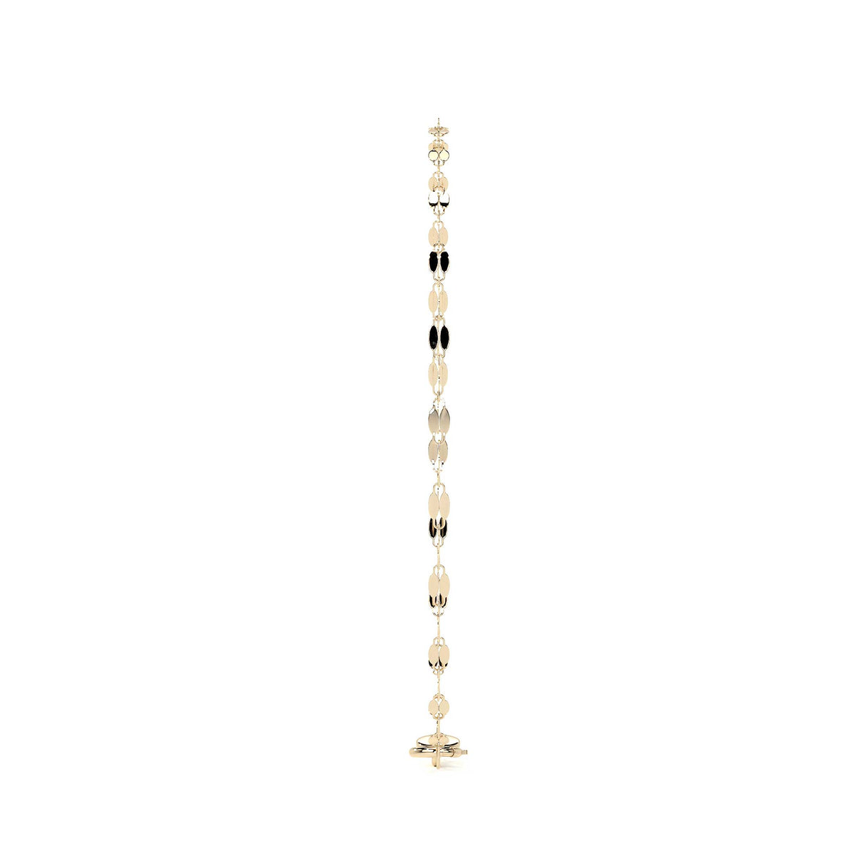 Italian Bracelet 3x1 Serpentine 14K 2.6mm, 18.5cm