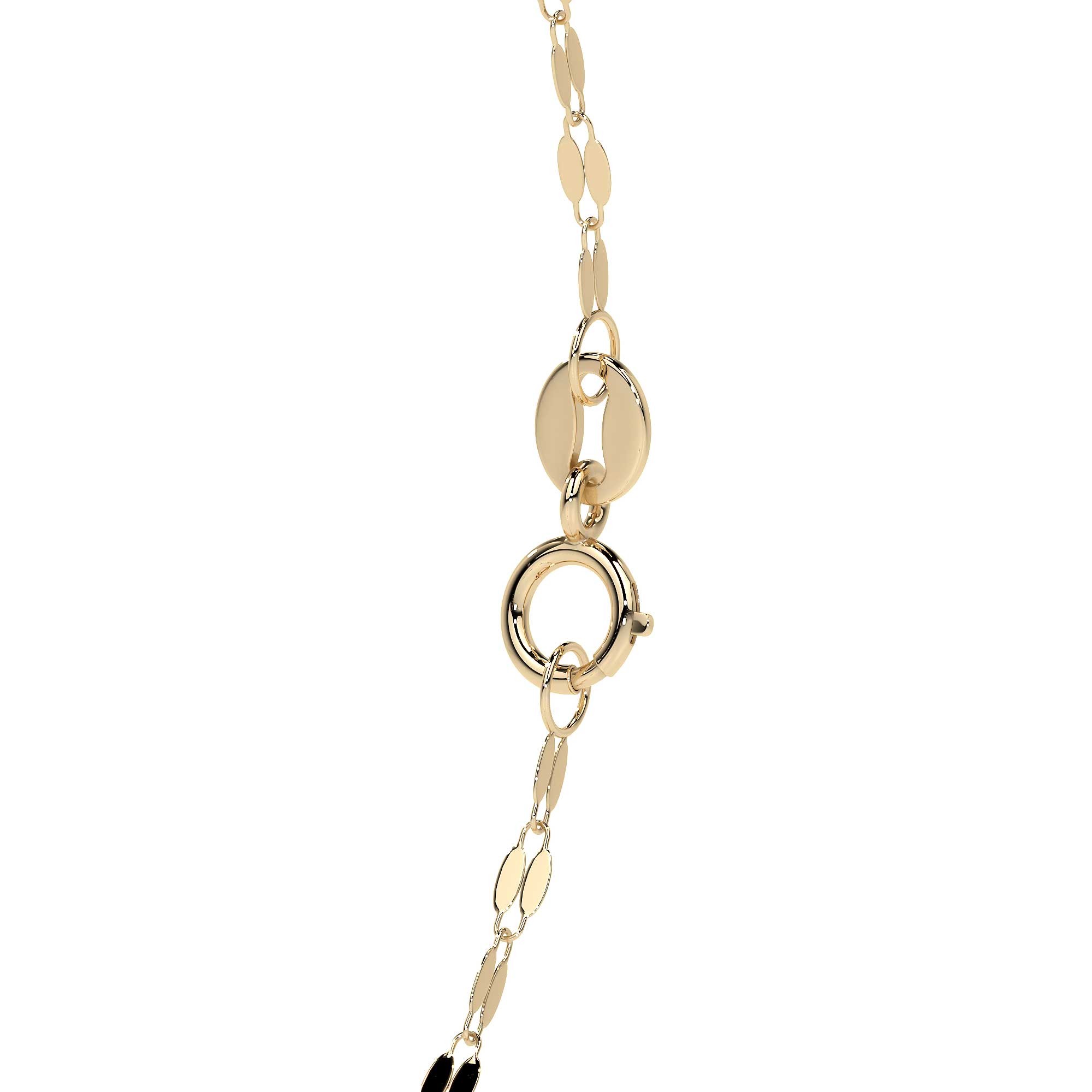 10K Gold Slave Italian Serpentine Figaro Style | Delicate Fine Jewelry Bracelet