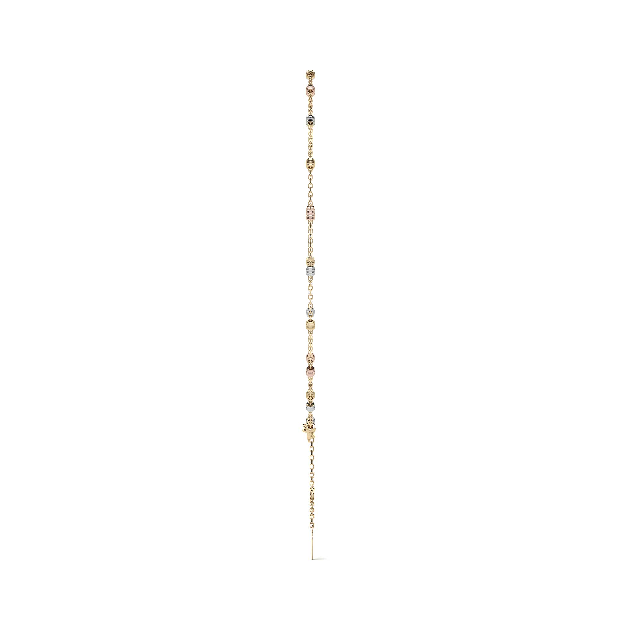 10K Gold Adjustable Viviana Bracelet with Plain Ball | Elegant Fine Jewelry Bracelet