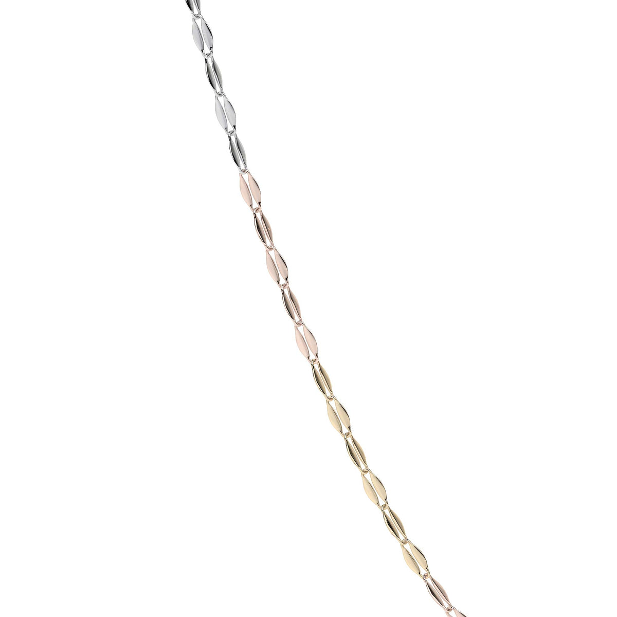 10k Italian Gold Chain, Coffee Bean Style