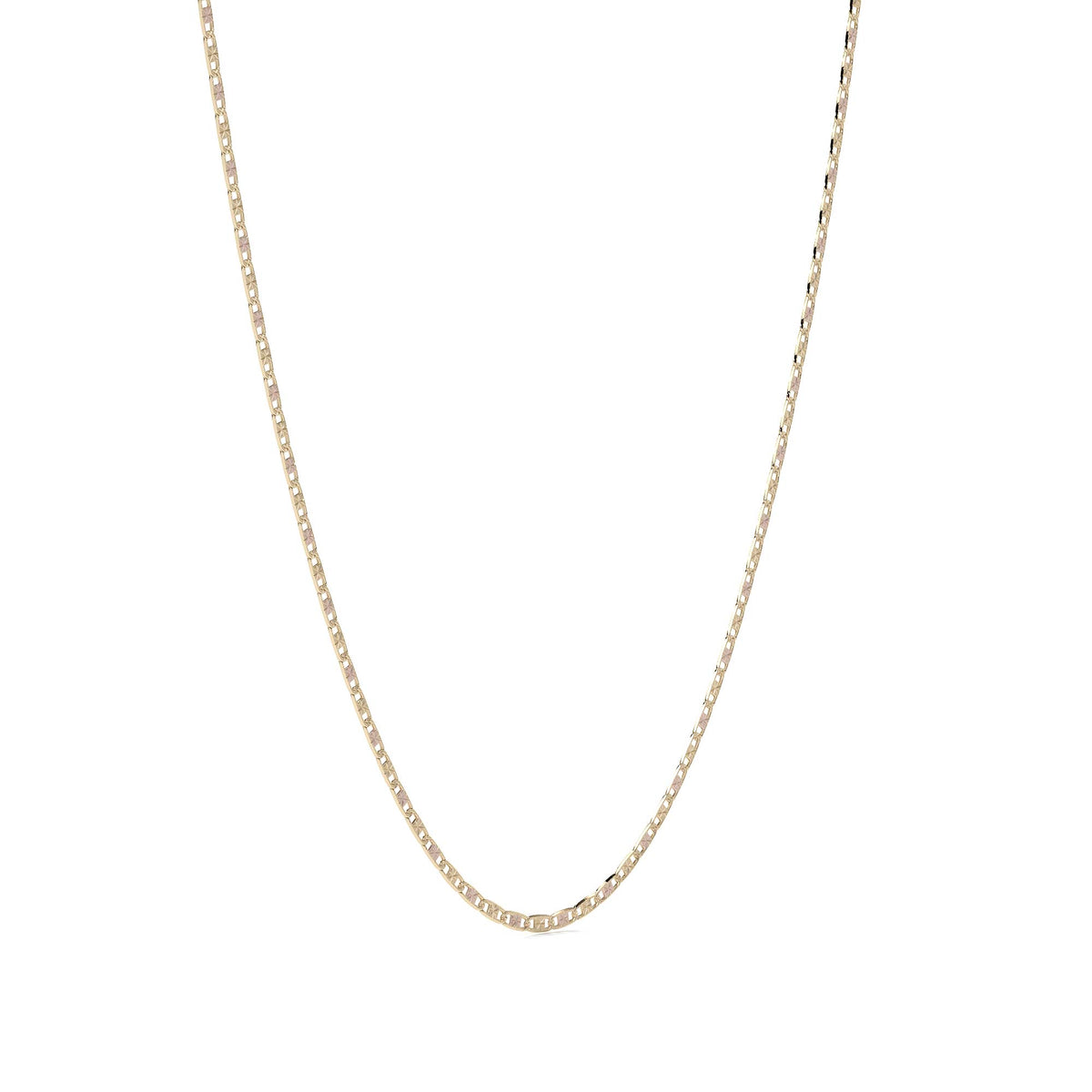 14k Gold Valentino Chain, 1.2mm Gauge
