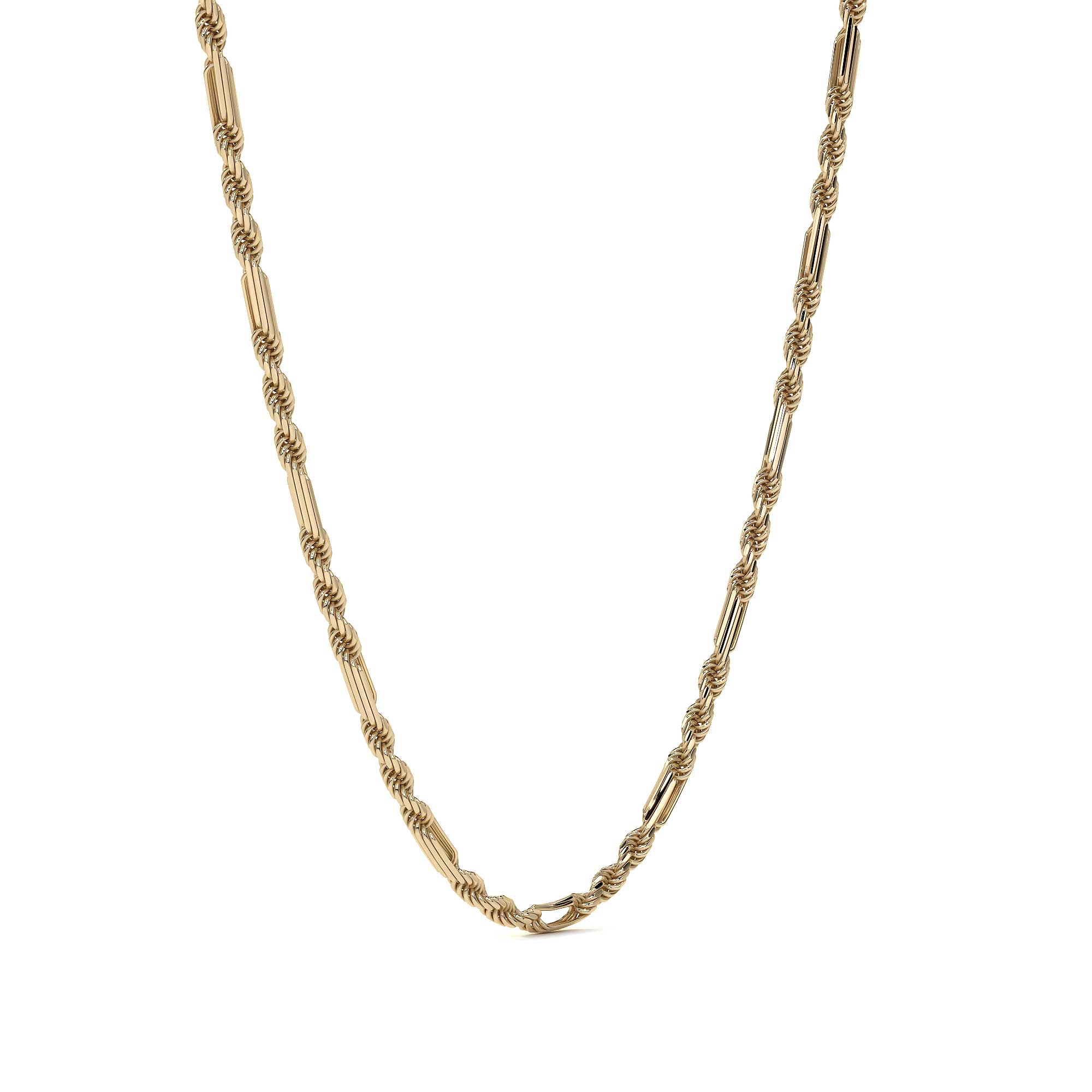 10k Italian Gold Chain, Milanese Style, 3mm Gauge, 60cm