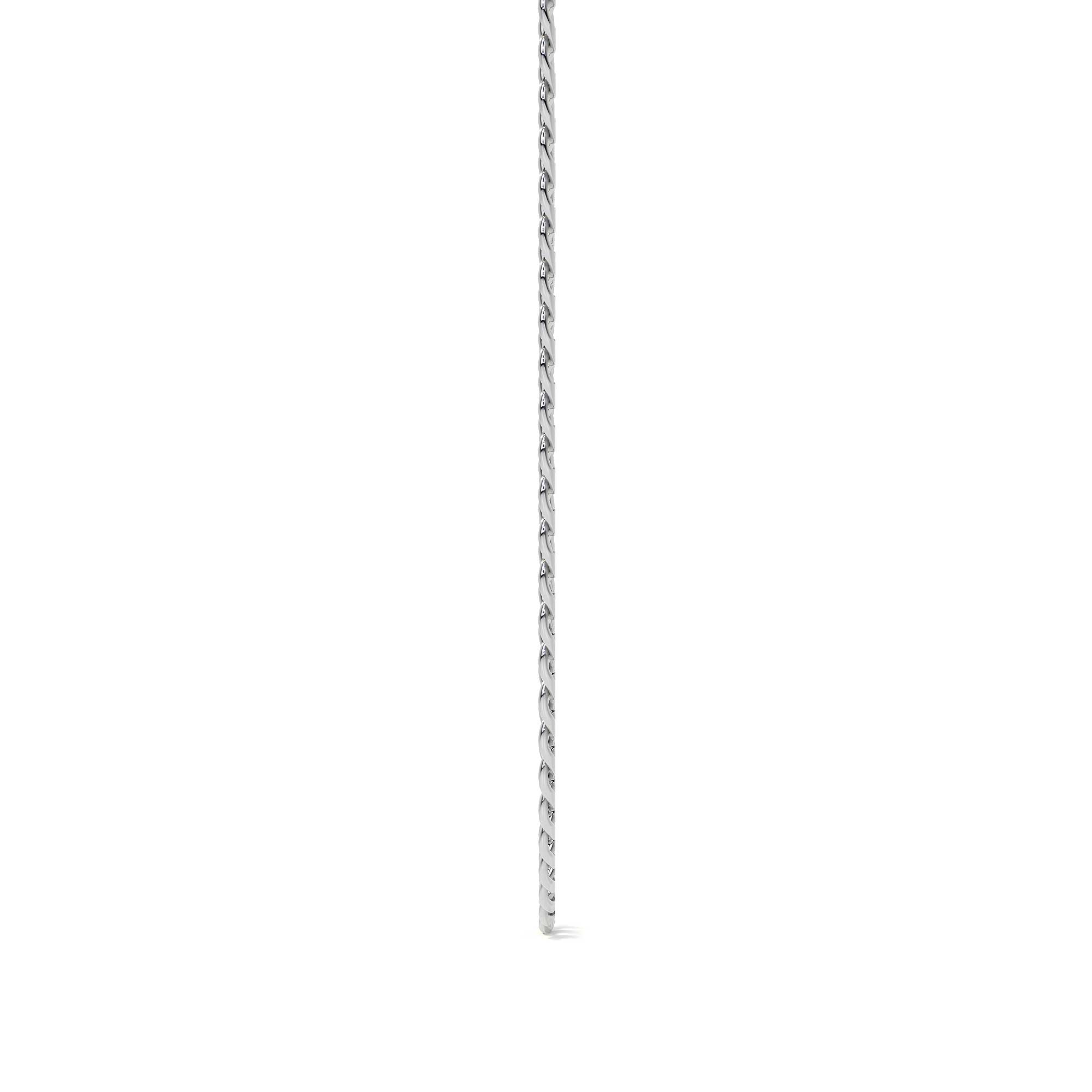 925 Sterling Silver Curb Chain, 3.2mm Gauge, in 5 Colors
