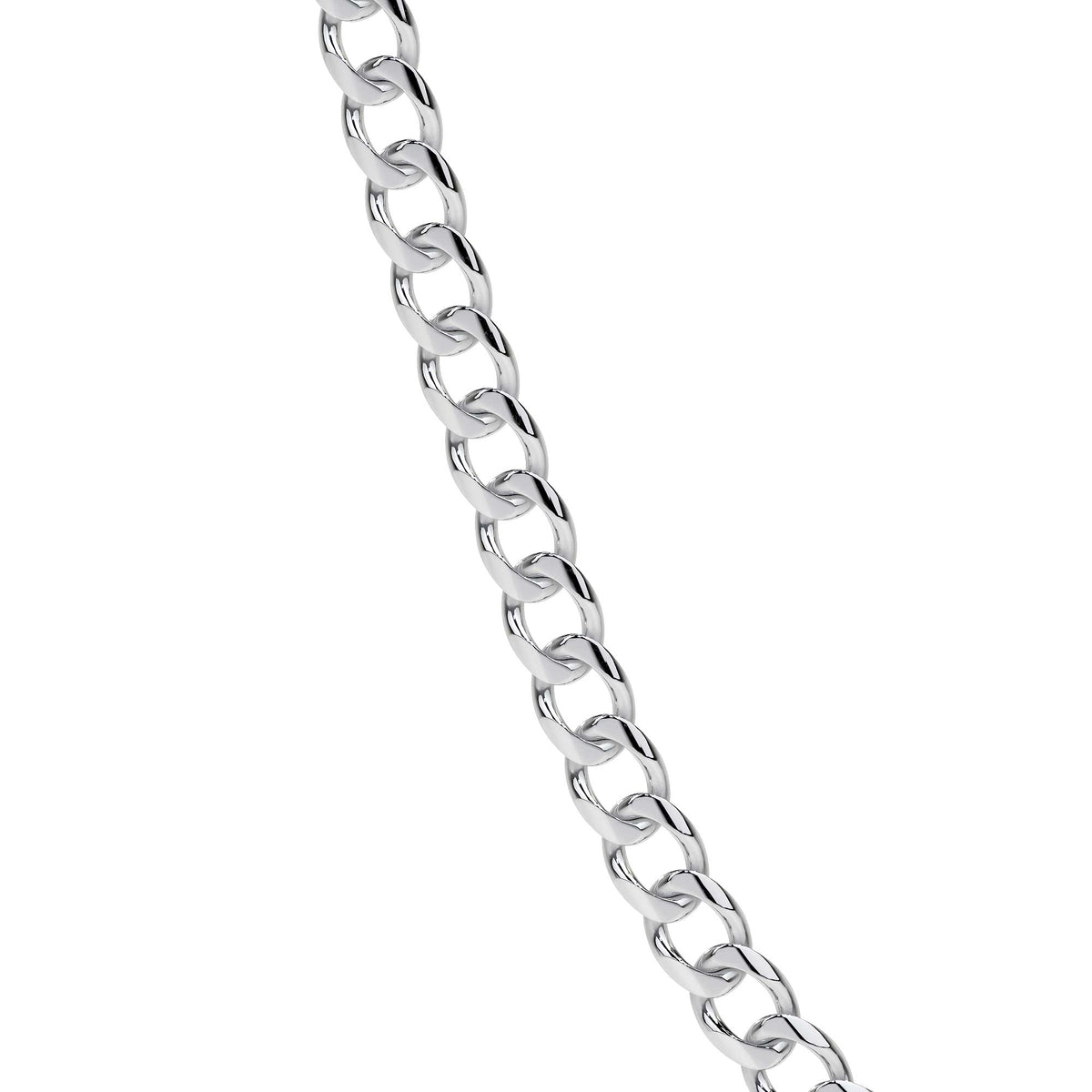 925 Sterling Silver Curb Chain, 3.2mm Gauge, in 5 Colors