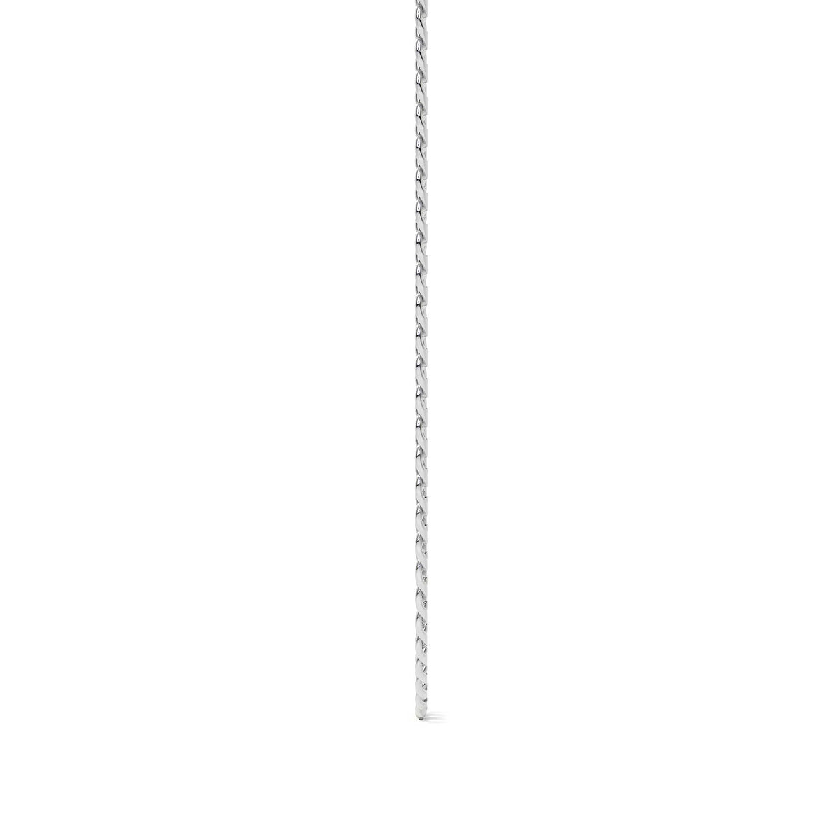925 Sterling Silver Curb Chain, 3.2mm Gauge, in 5 Colors