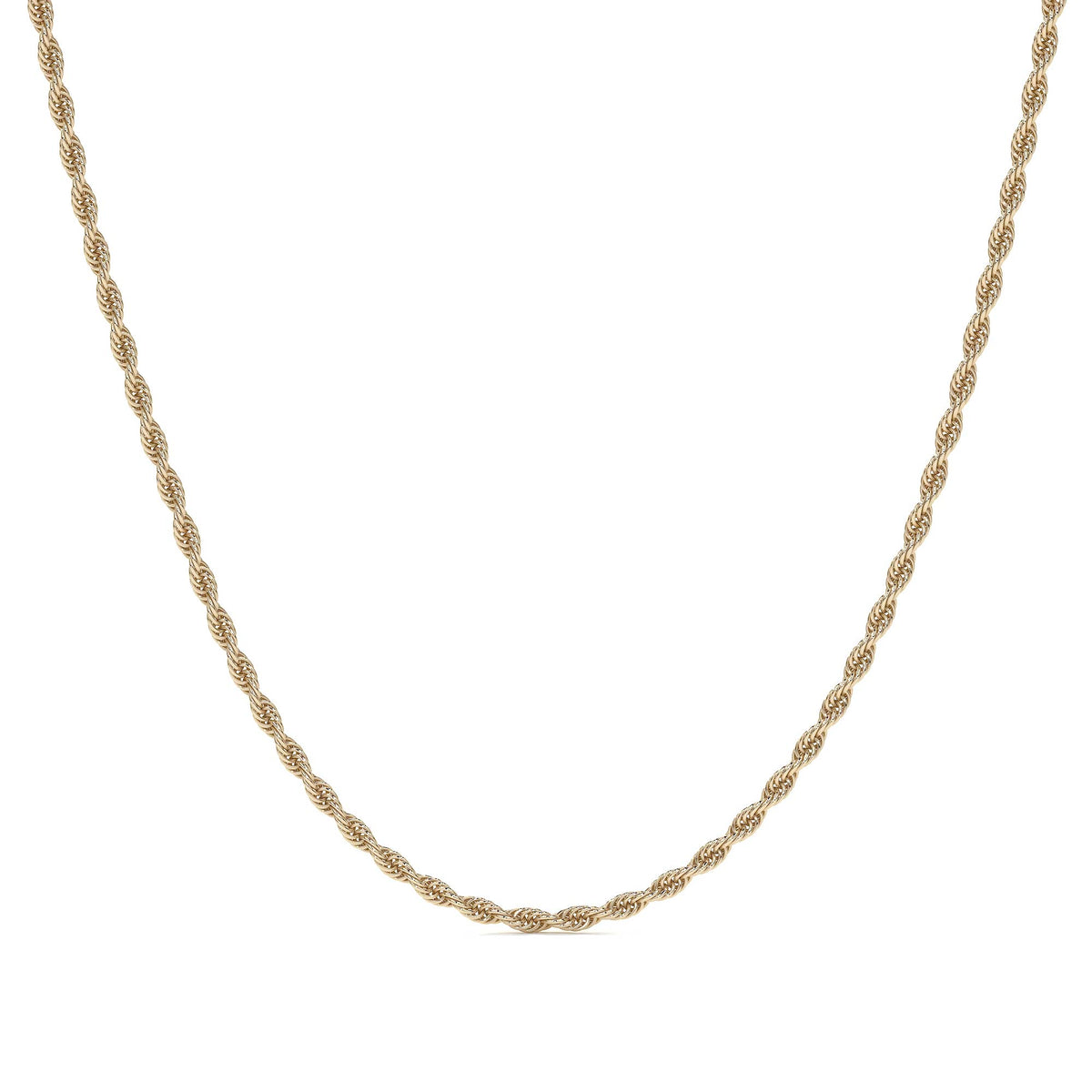10k Italian Gold Men's Torsal Chain, 1.9mm Gauge, 55cm