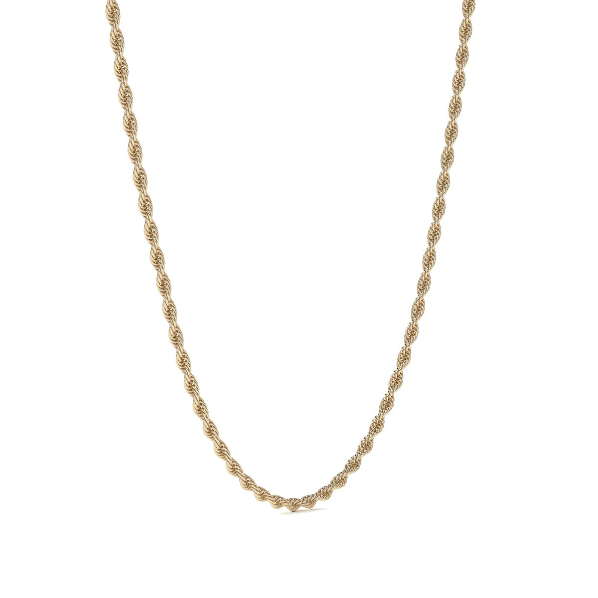 10k Italian Gold Men's Torsal Chain, 1.9mm Gauge, 55cm