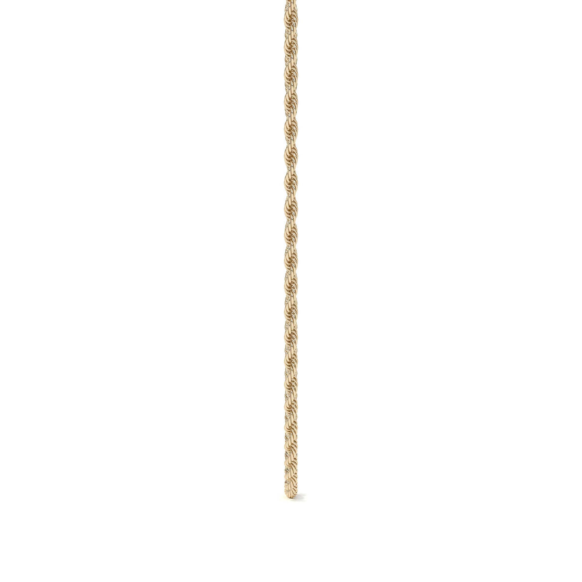 10k Italian Gold Men's Torsal Chain, 1.9mm Gauge, 55cm