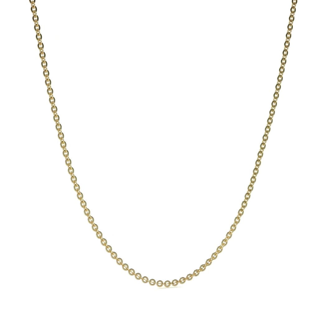 10k Italian Anchor Chain, 55 cm long