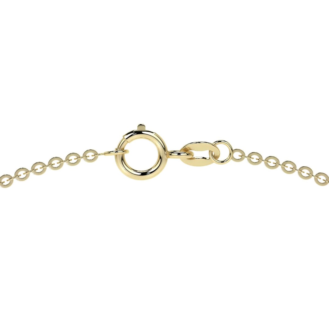 10k Gold Rolo Chain 55 cm 0.7mm Gauge