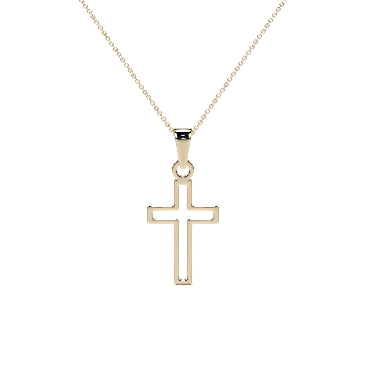 10k Gold Cross Pendant