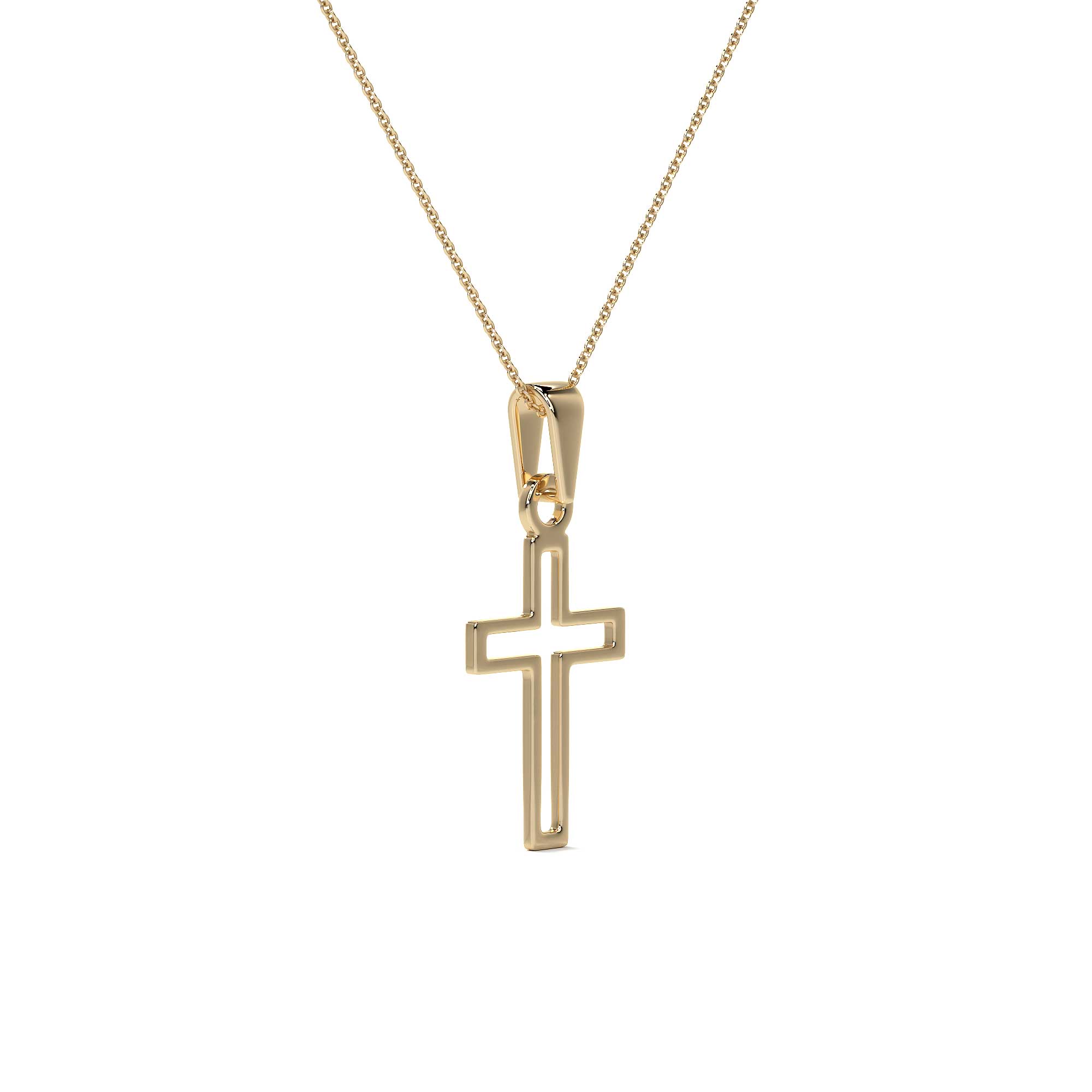 10k Gold Cross Pendant