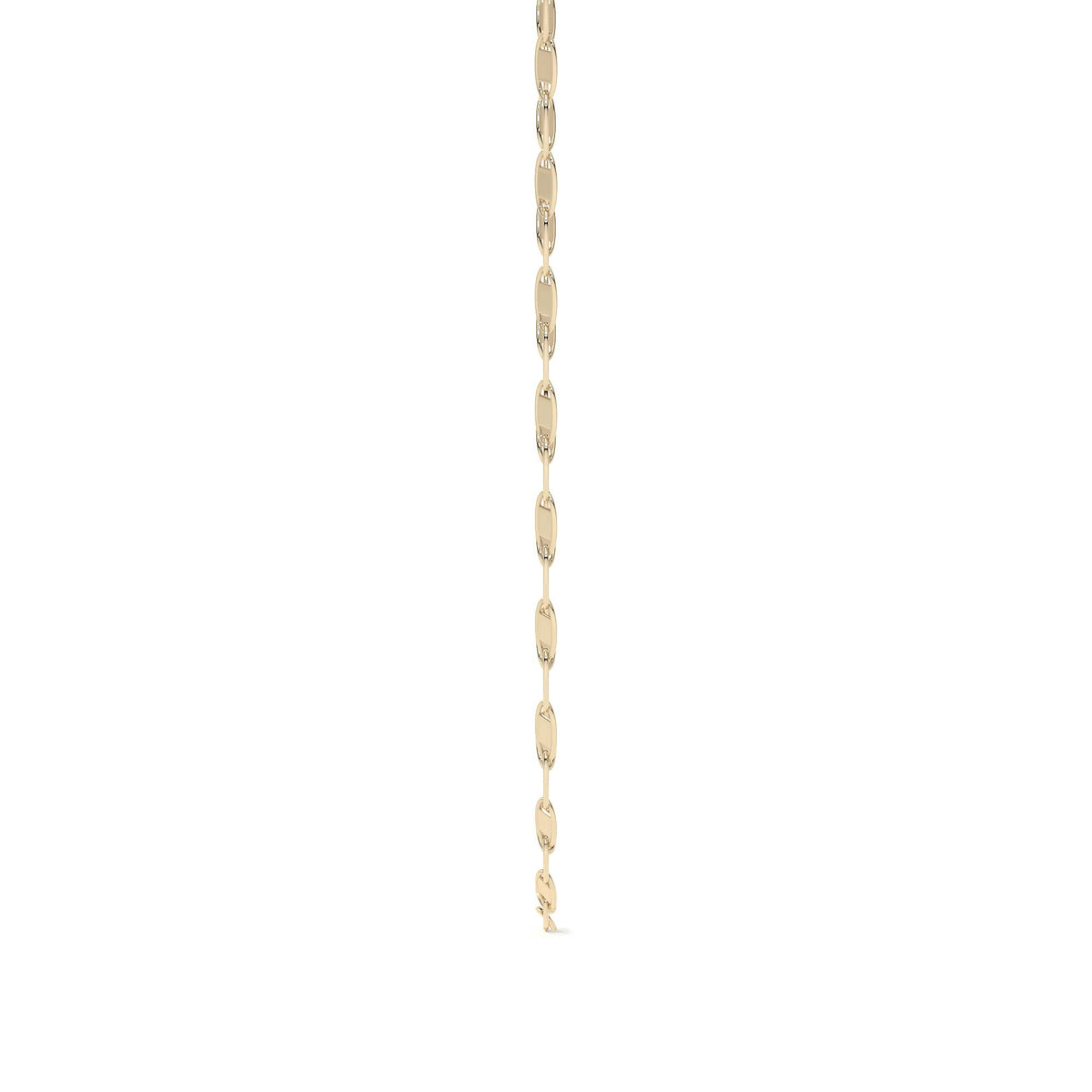 14K Gold Valentino Chain 40cm | Italian Gold Necklace with Spring Ring Clasp | Fine Jewelry