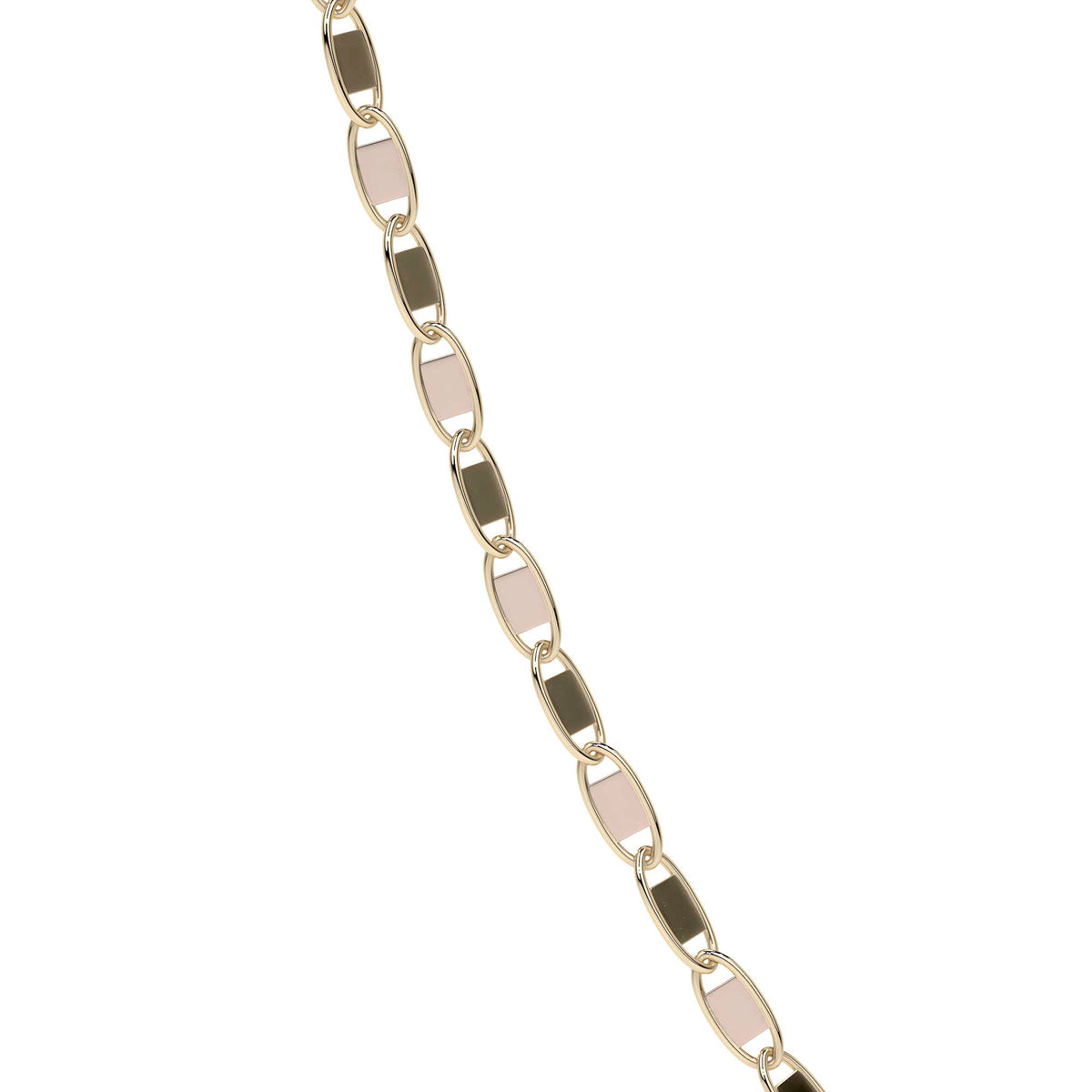 14K Gold Valentino Chain 40cm | Italian Gold Necklace with Spring Ring Clasp | Fine Jewelry