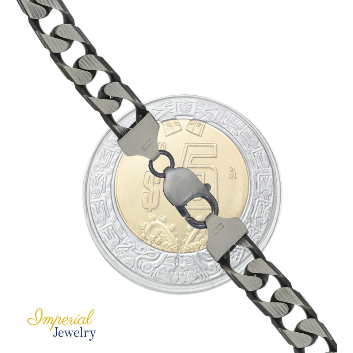 925 Sterling Silver Italian Cuban Link Bracelet, 10.7mm Gauge