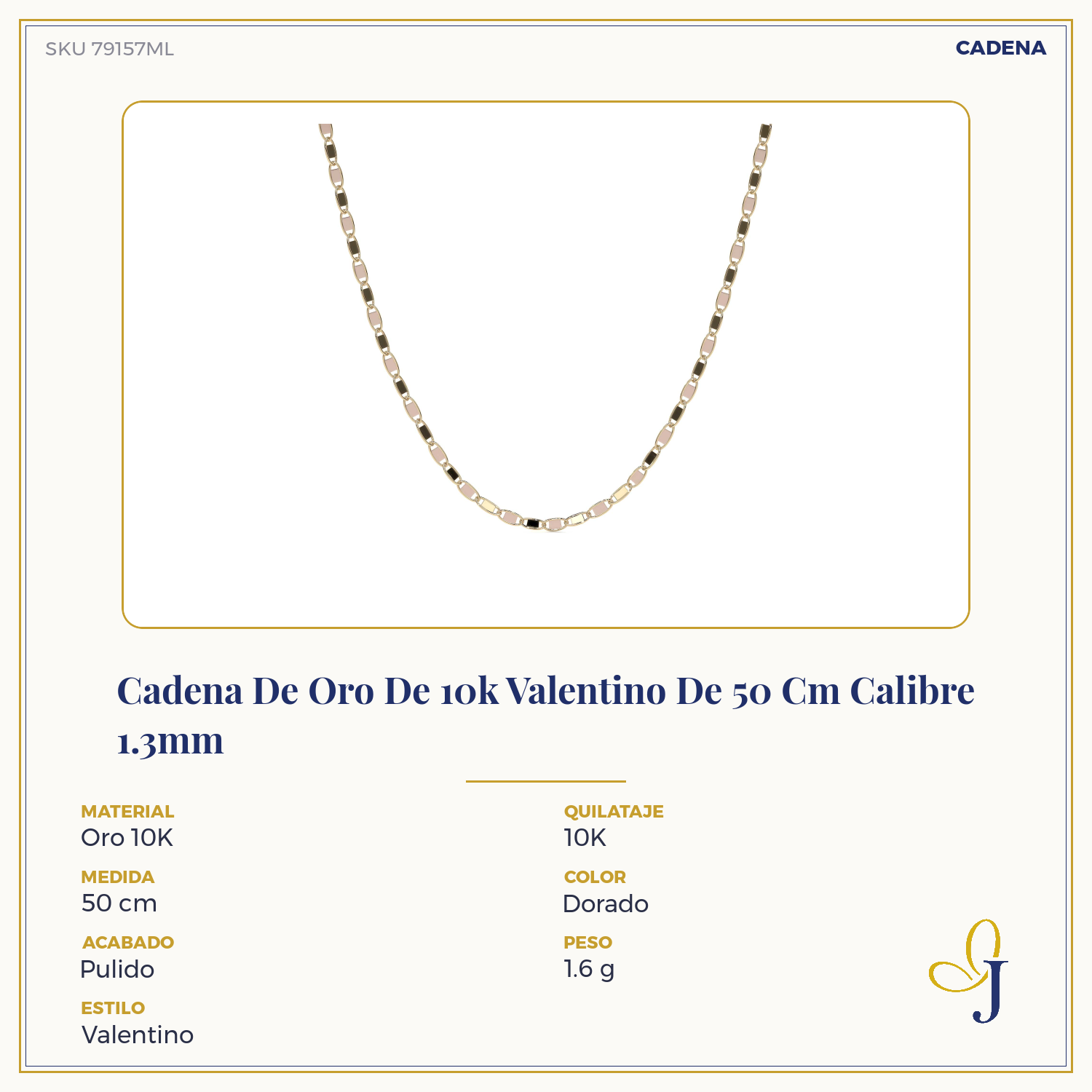 10k Italian Gold Valentino Bracelet, 1.4mm Gauge, 18cm