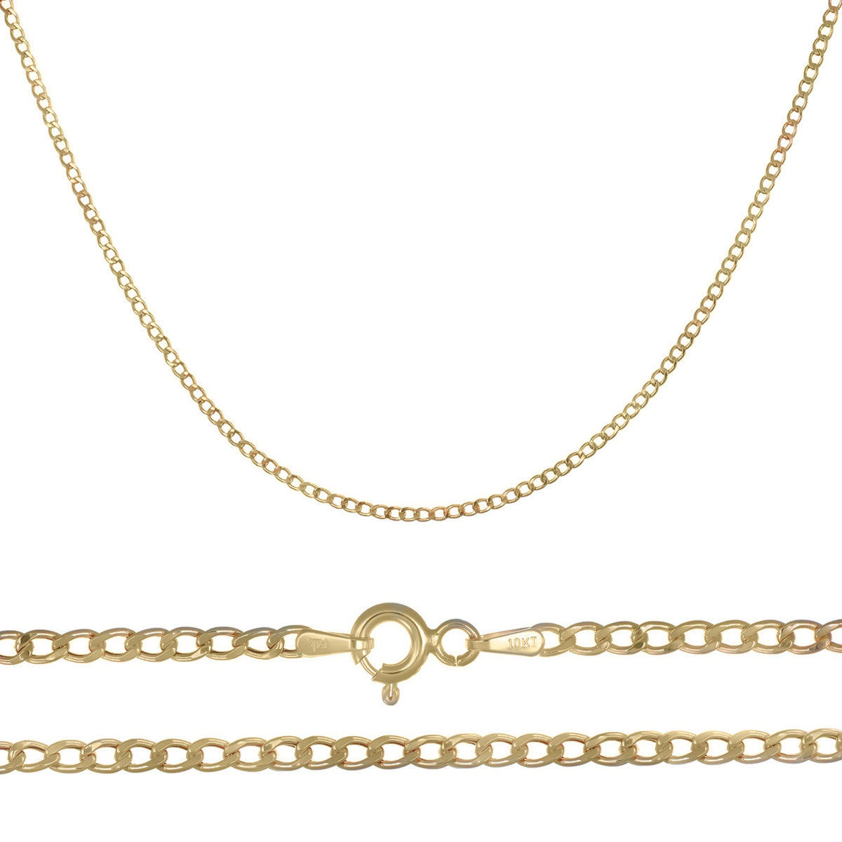 14k Italian Chain, Cuban Style, 2mm Gauge, 60cm