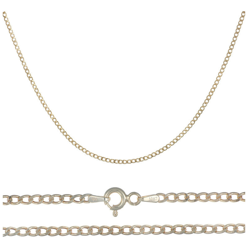 10k Italian Chain, Cuban Style, 2mm Gauge