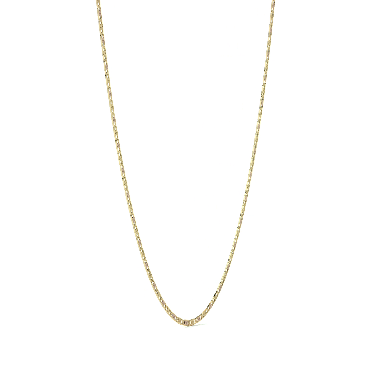 14k Gold Valentino Chain, 1.2mm Gauge