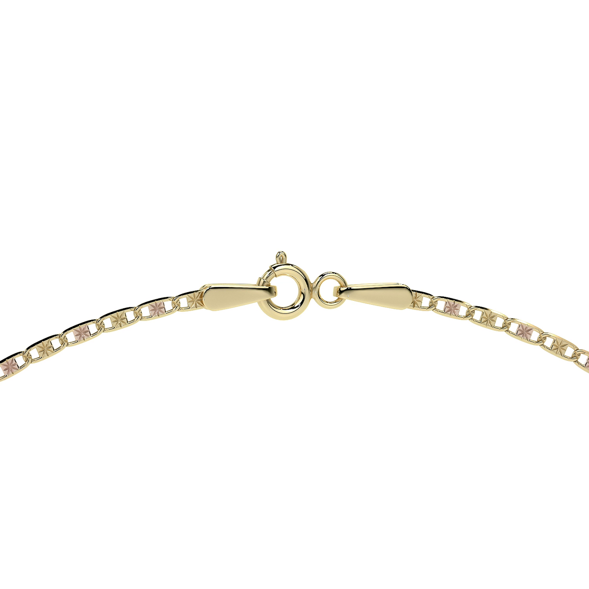 10K Gold Valentino Chain 55cm | Italian Gold Necklace 2.3mm with Spring Ring Clasp | Fine Jewelry