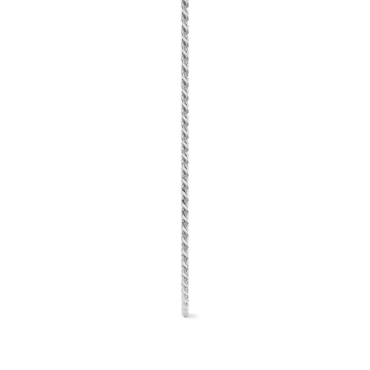 925 Sterling Silver Curb Chain, 3.2mm Gauge, in 5 Colors