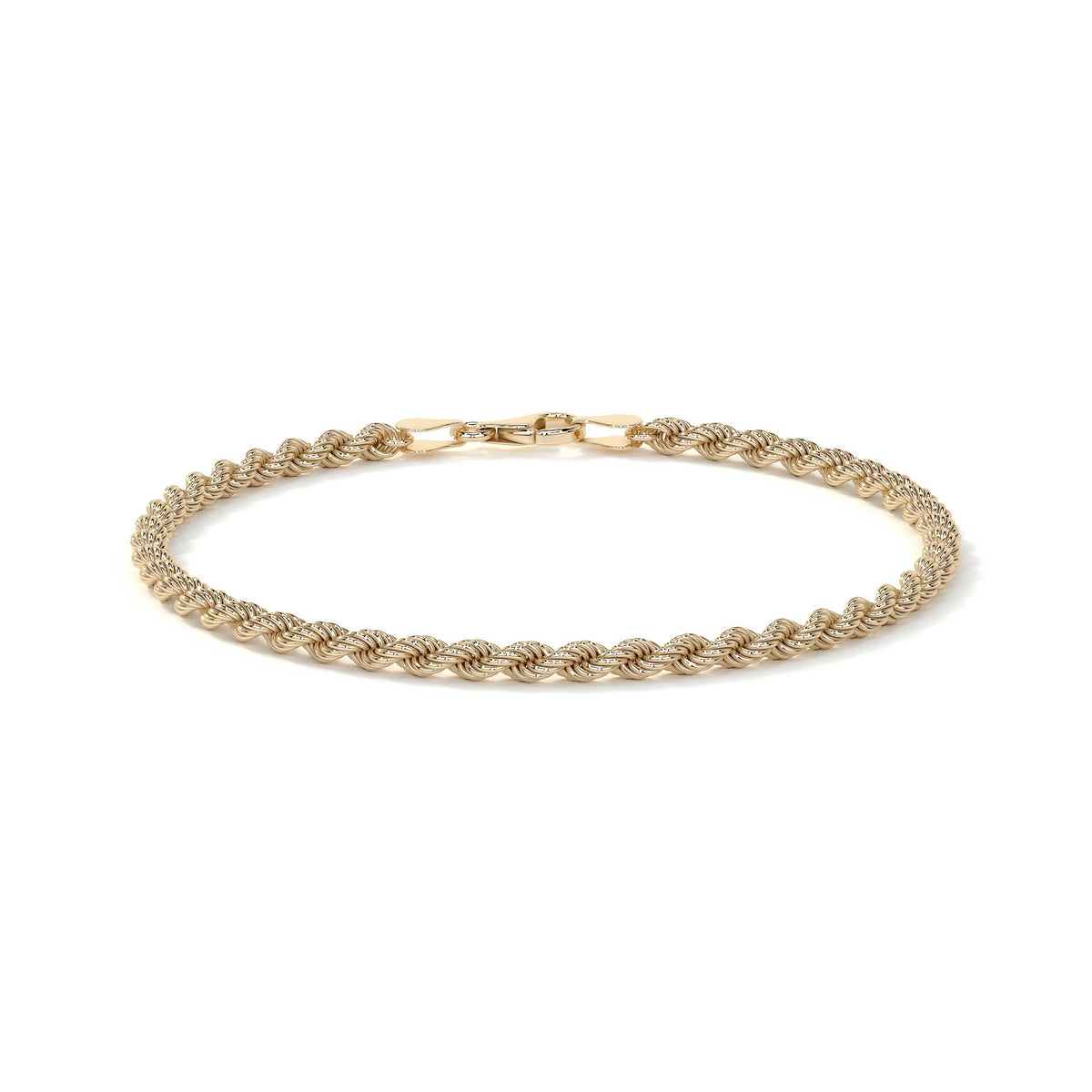14K Gold Italian Torsal Style Bracelet | Elegant and Sophisticated Bracelet