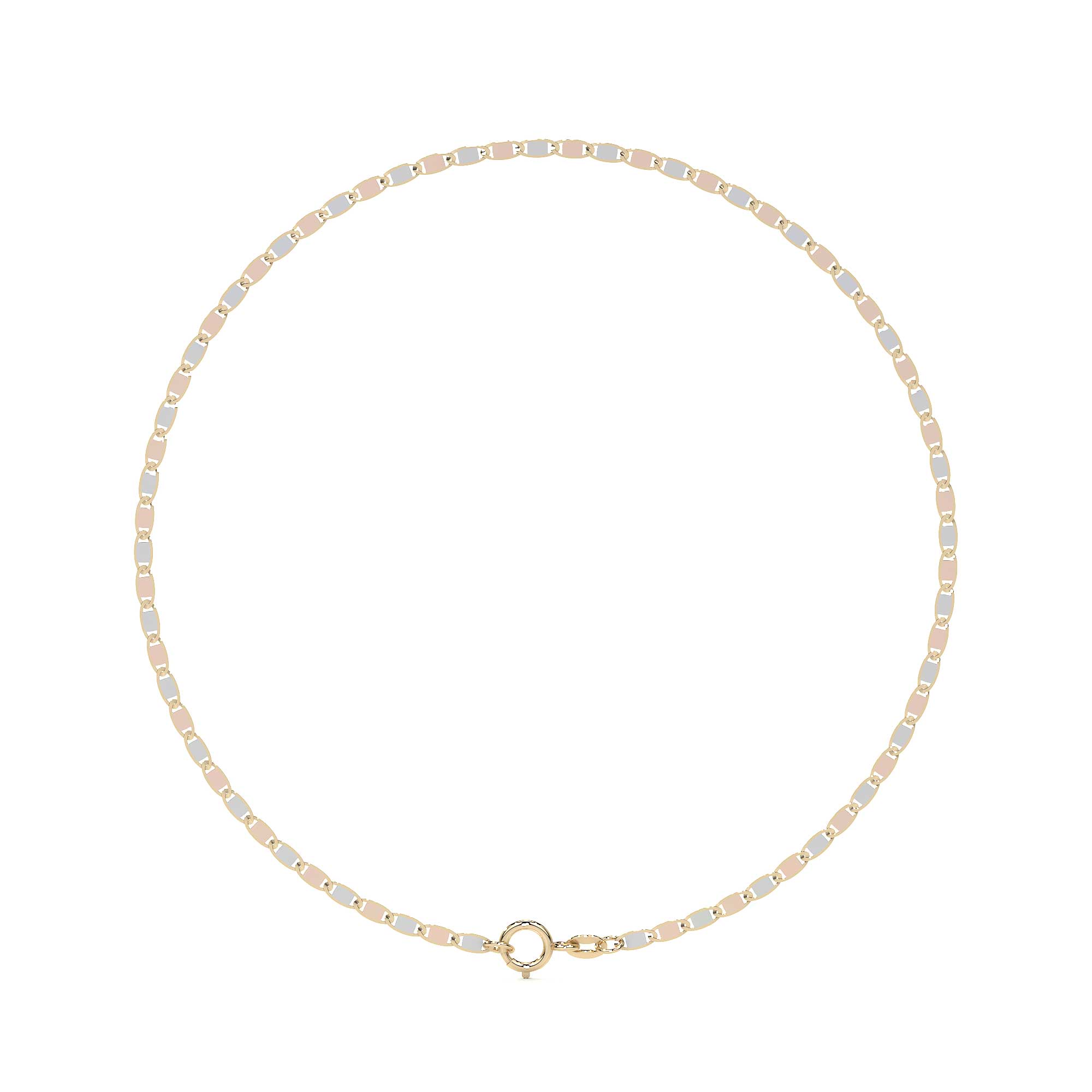 10K Gold Valentino Italian Style Bracelet | Delicate Yellow Gold or Tri-Color Bracelet