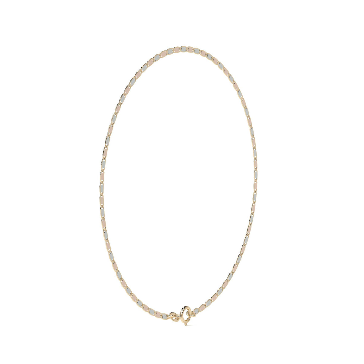 10K Gold Valentino Italian Style Bracelet | Delicate Yellow Gold or Tri-Color Bracelet