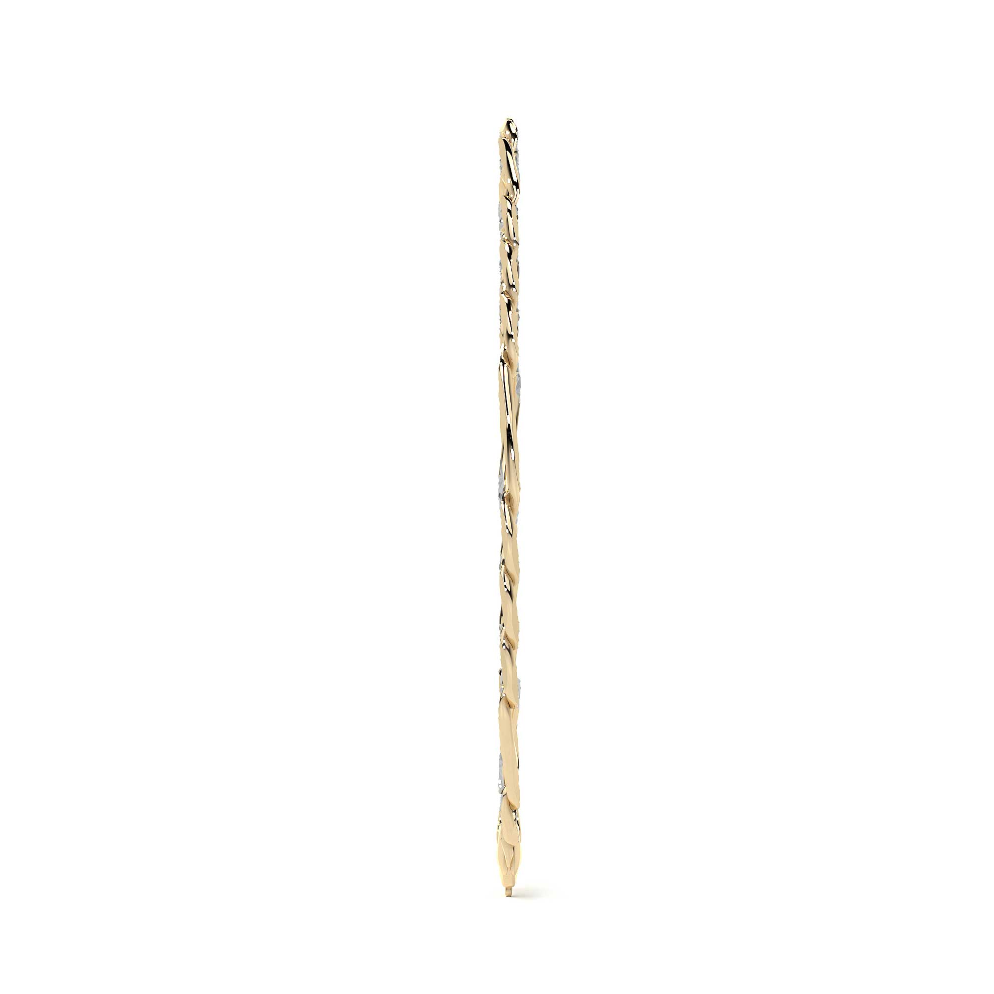 10k Gold Figaro Chain, 6mm, 50cm, Classic Italian Design, Gold-Tone