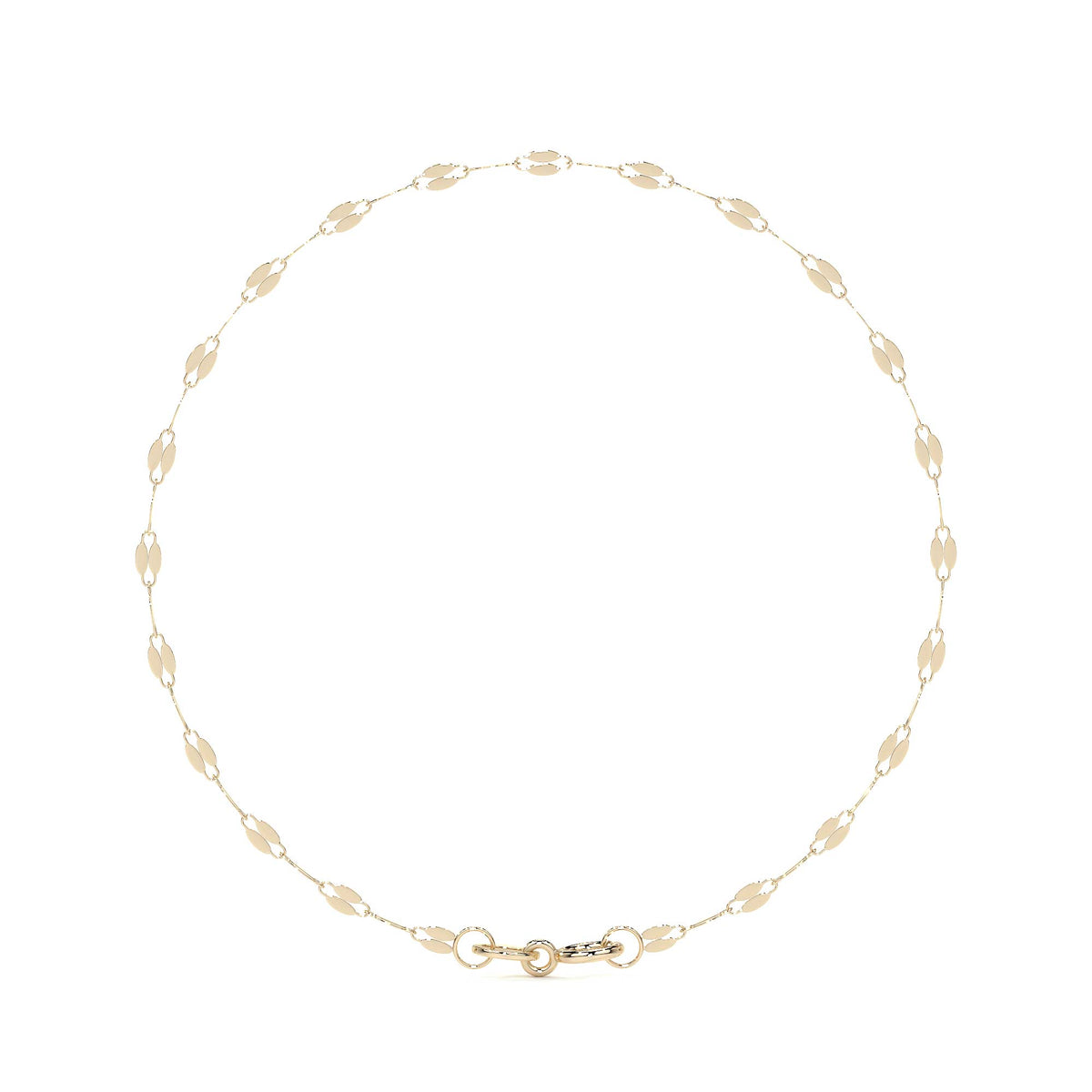 Italian Bracelet 3x1 Serpentine 14K 2.6mm, 18.5cm