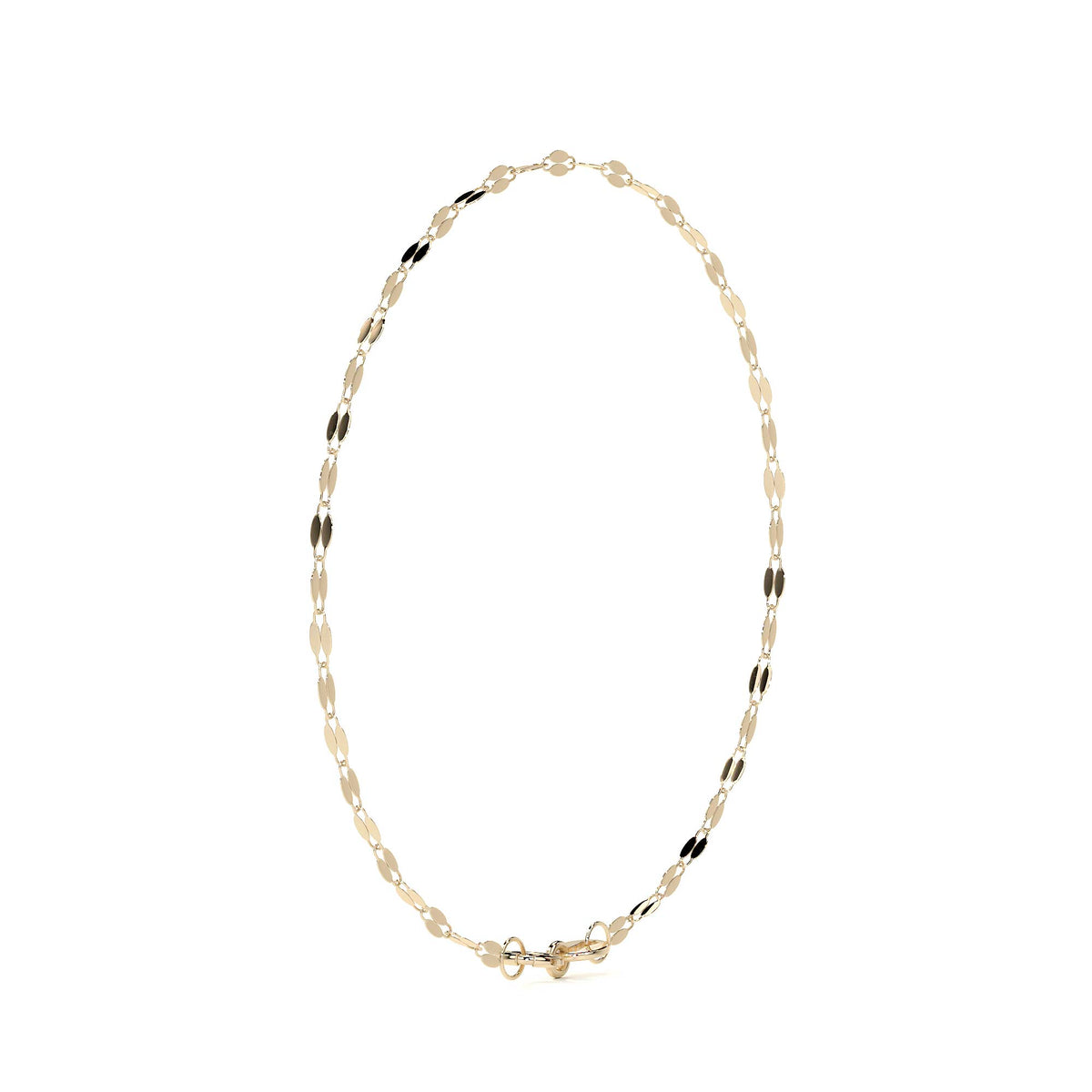 Italian Bracelet 3x1 Serpentine 14K 2.6mm, 18.5cm