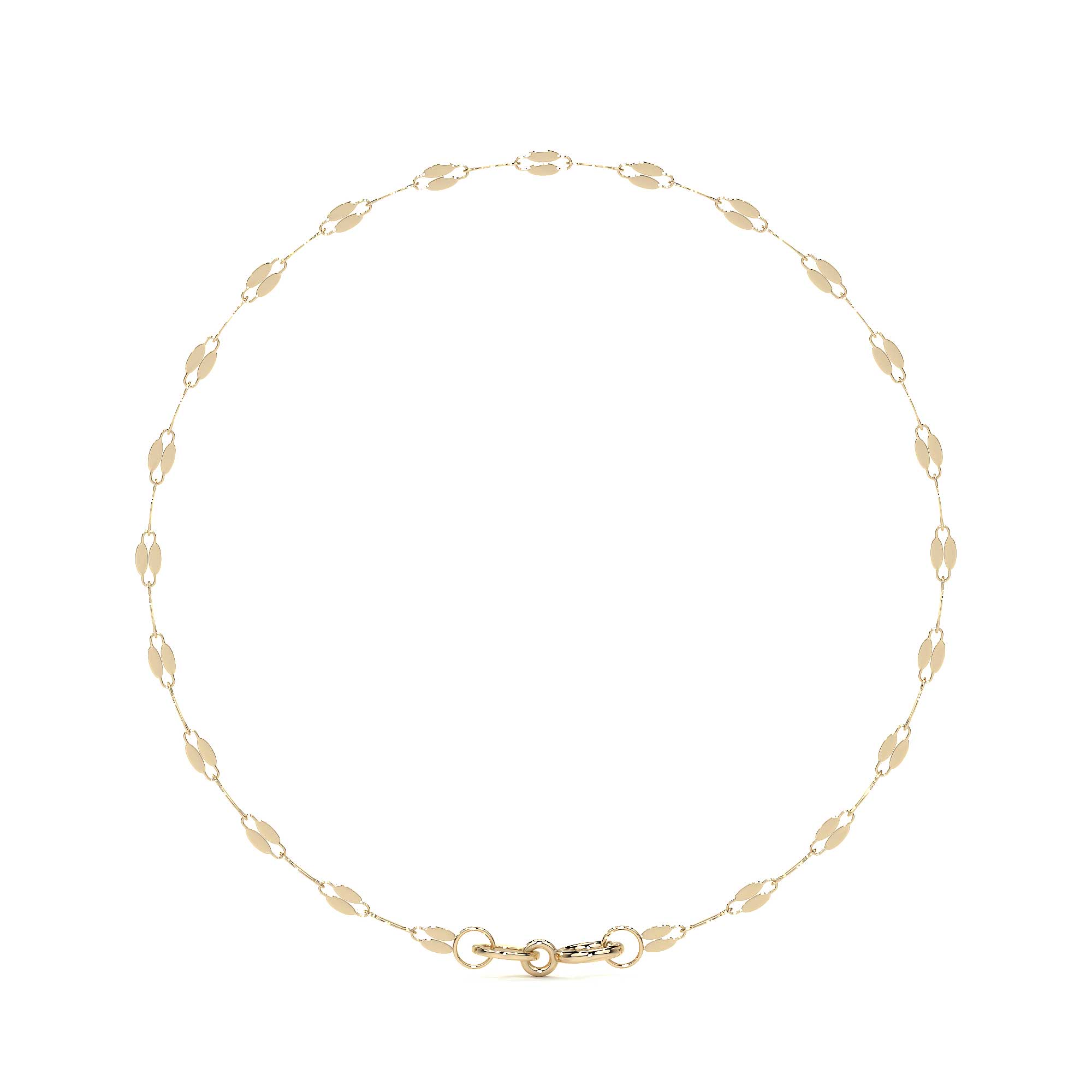 10K Gold Slave Italian Serpentine Figaro Style | Delicate Fine Jewelry Bracelet
