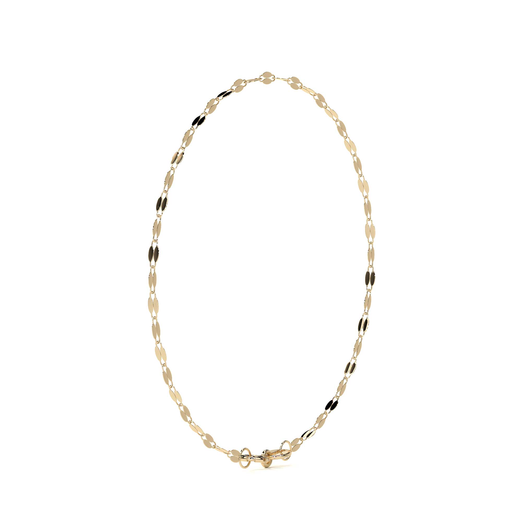 10K Gold Slave Italian Serpentine Figaro Style | Delicate Fine Jewelry Bracelet