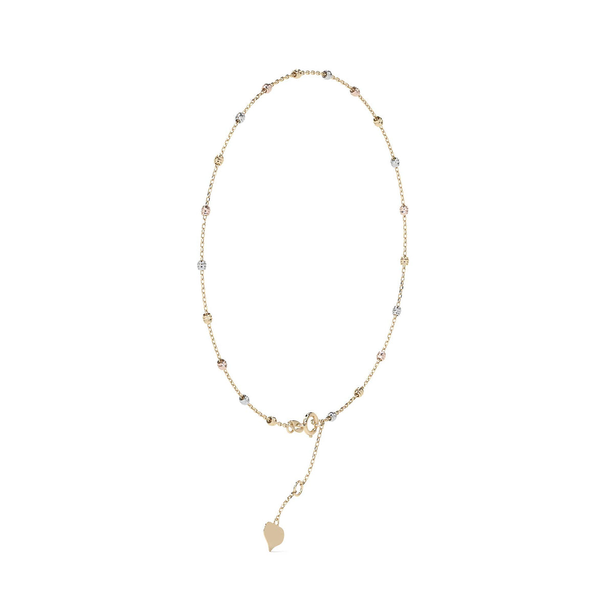 10K Gold Adjustable Viviana Bracelet with Plain Ball | Elegant Fine Jewelry Bracelet