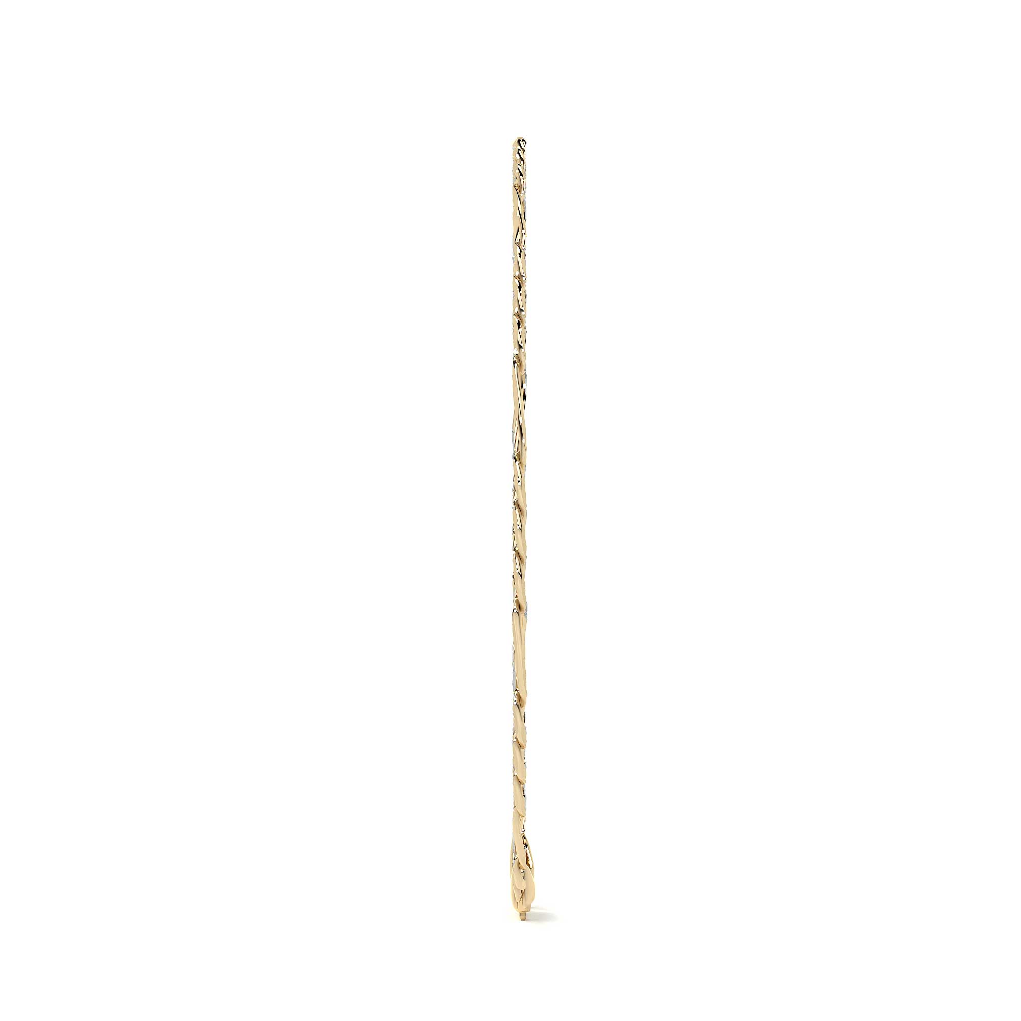 10K Gold Figaro Style Bracelet | Elegant Fine Jewelry Bangle