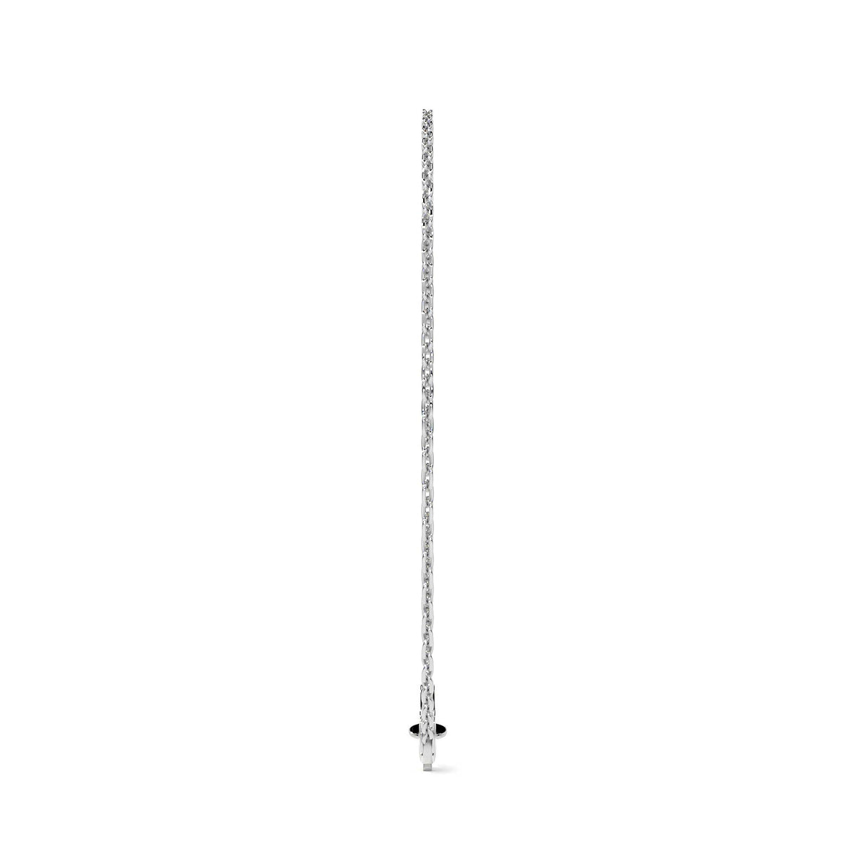 925 Silver Byzantine Bracelet 18 Cm Gauge 2.4 Mm
