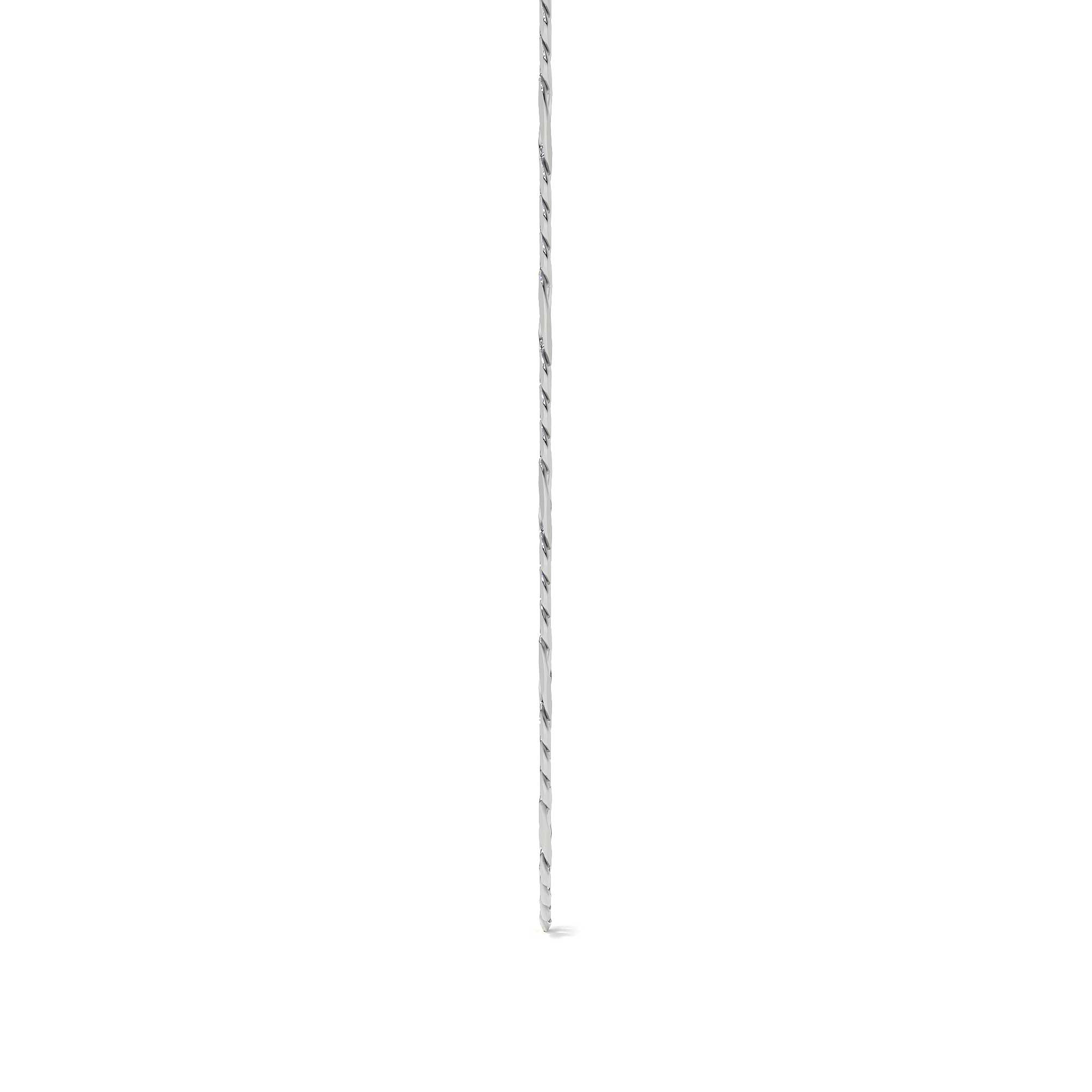 925 Sterling Silver 3x1 Figaro Chain, 4.1mm Gauge in 5 Colors