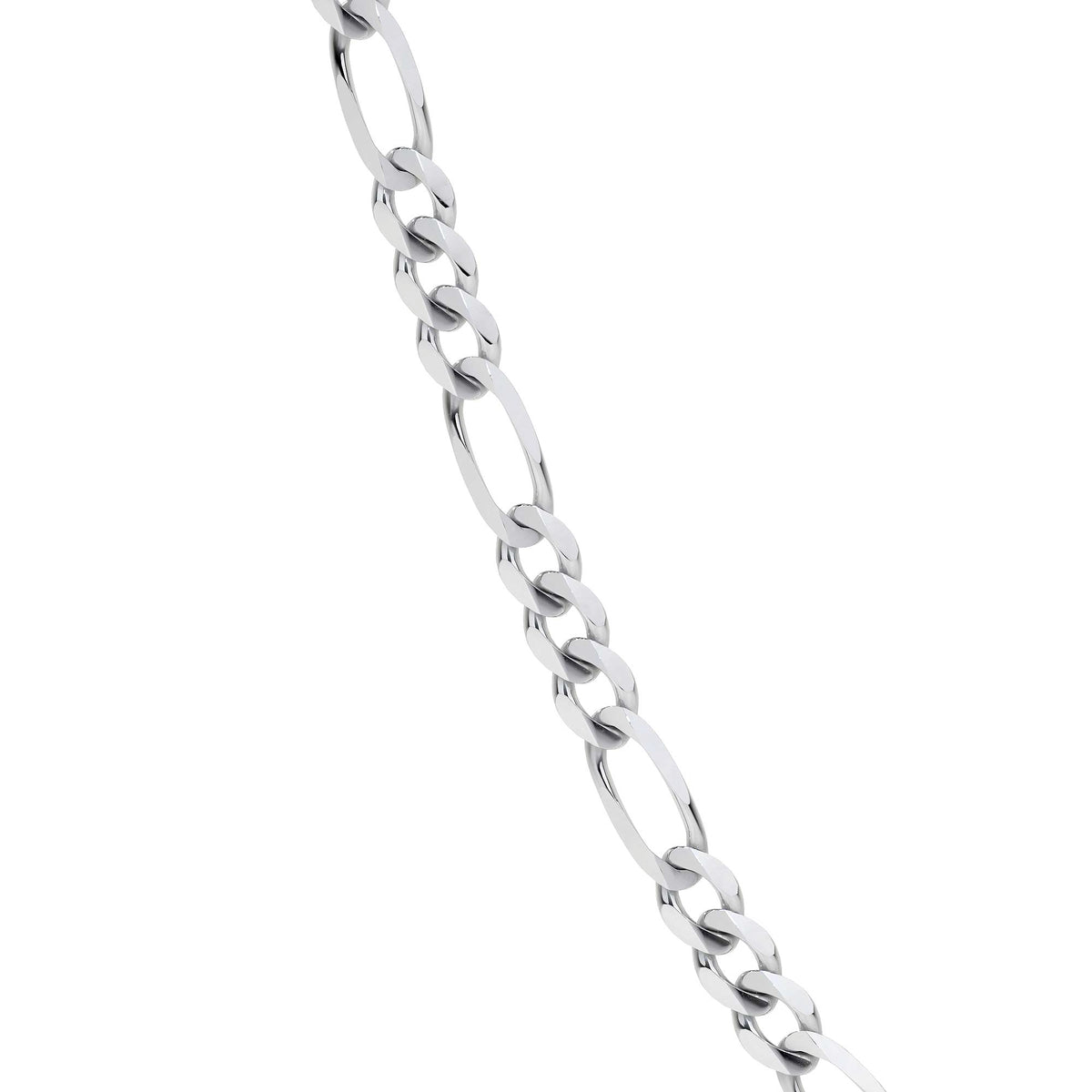 925 Silver Chain 3x1 Figaro Style 3.2mm Gauge in 5 Colors