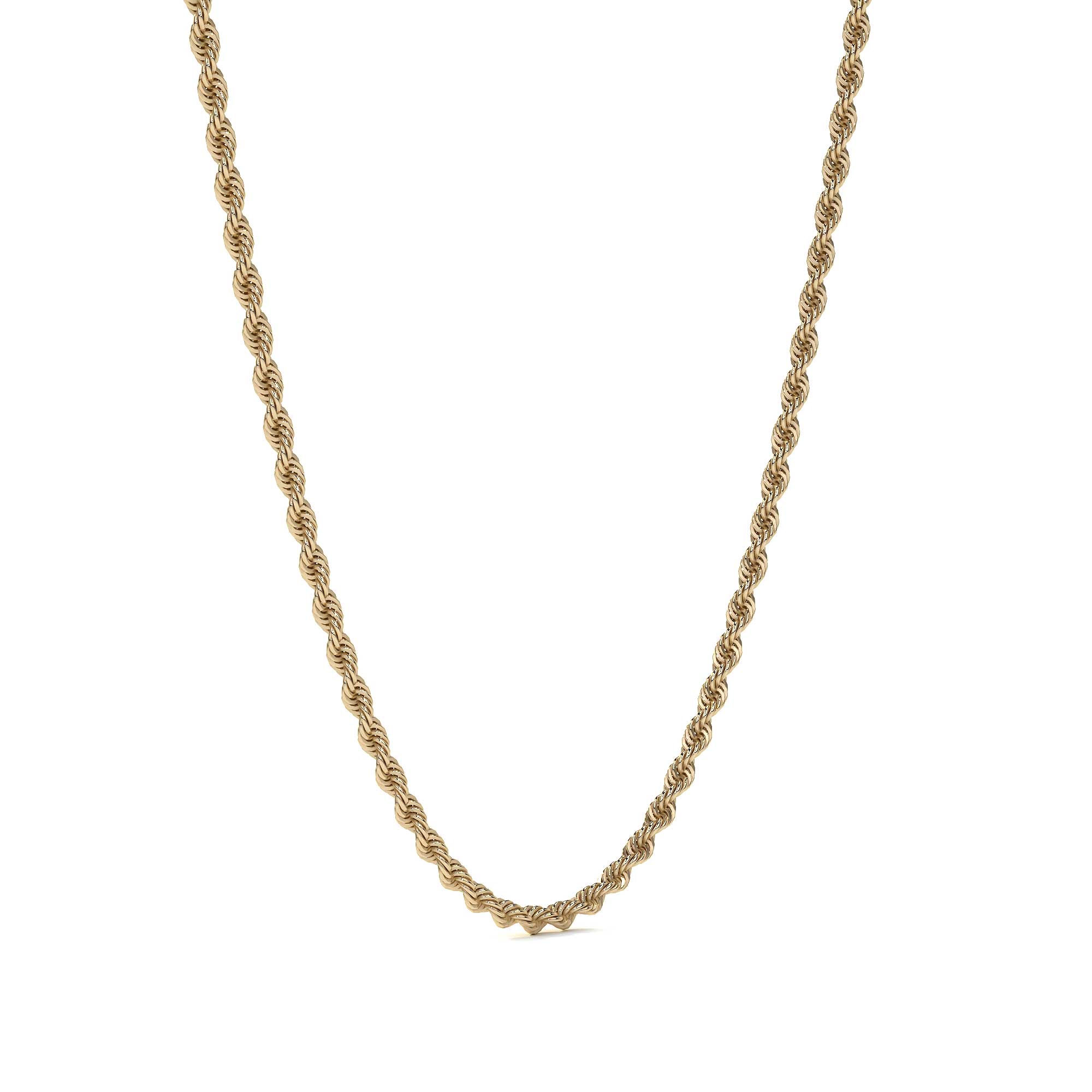 10K Italian Pavé Figaro Slave Bracelet, 2.6mm, 16cm