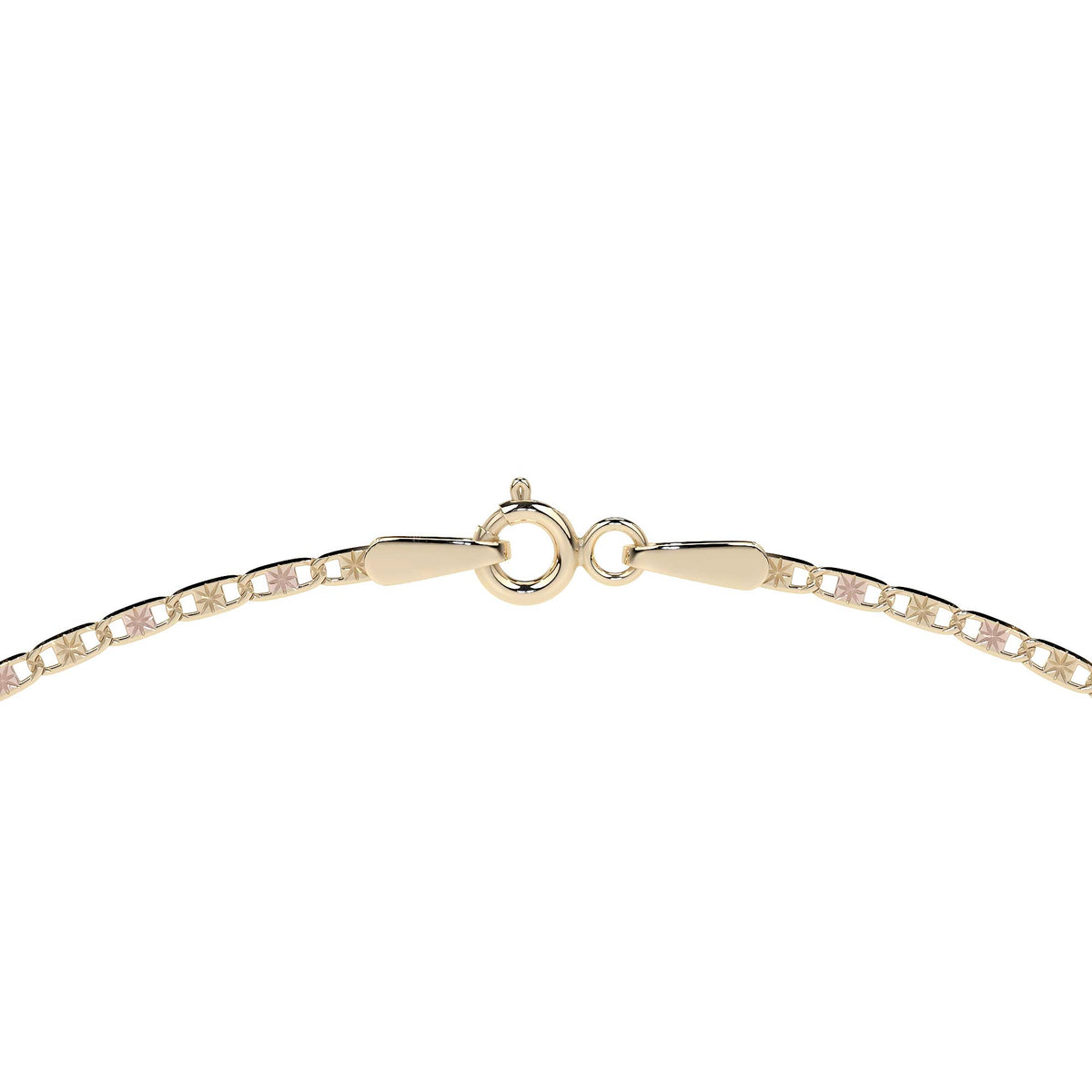 10K Gold Valentino Chain 55cm | Italian Gold Necklace 2.3mm with Spring Ring Clasp | Fine Jewelry