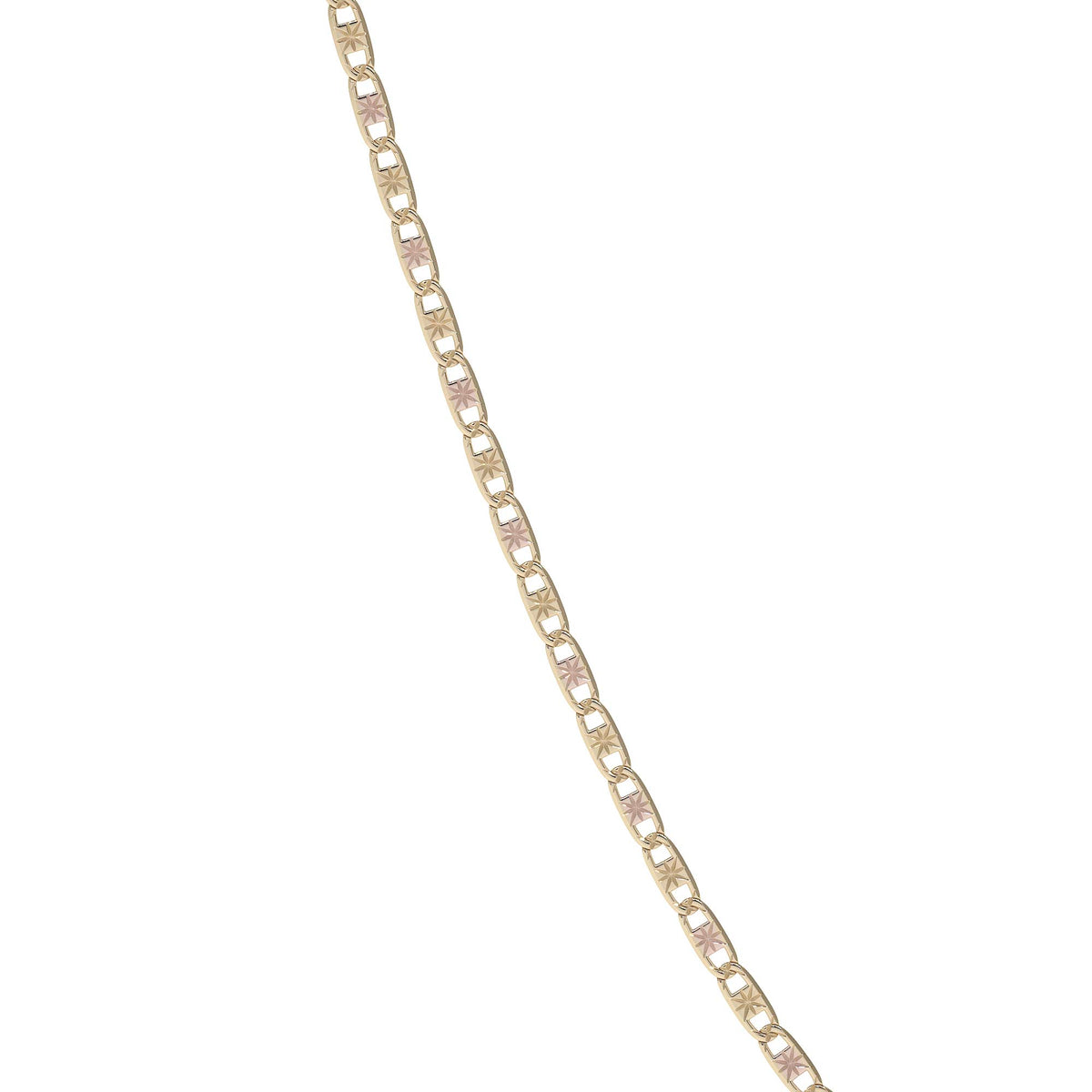 10K Gold Valentino Chain 55cm | Italian Gold Necklace 2.3mm with Spring Ring Clasp | Fine Jewelry